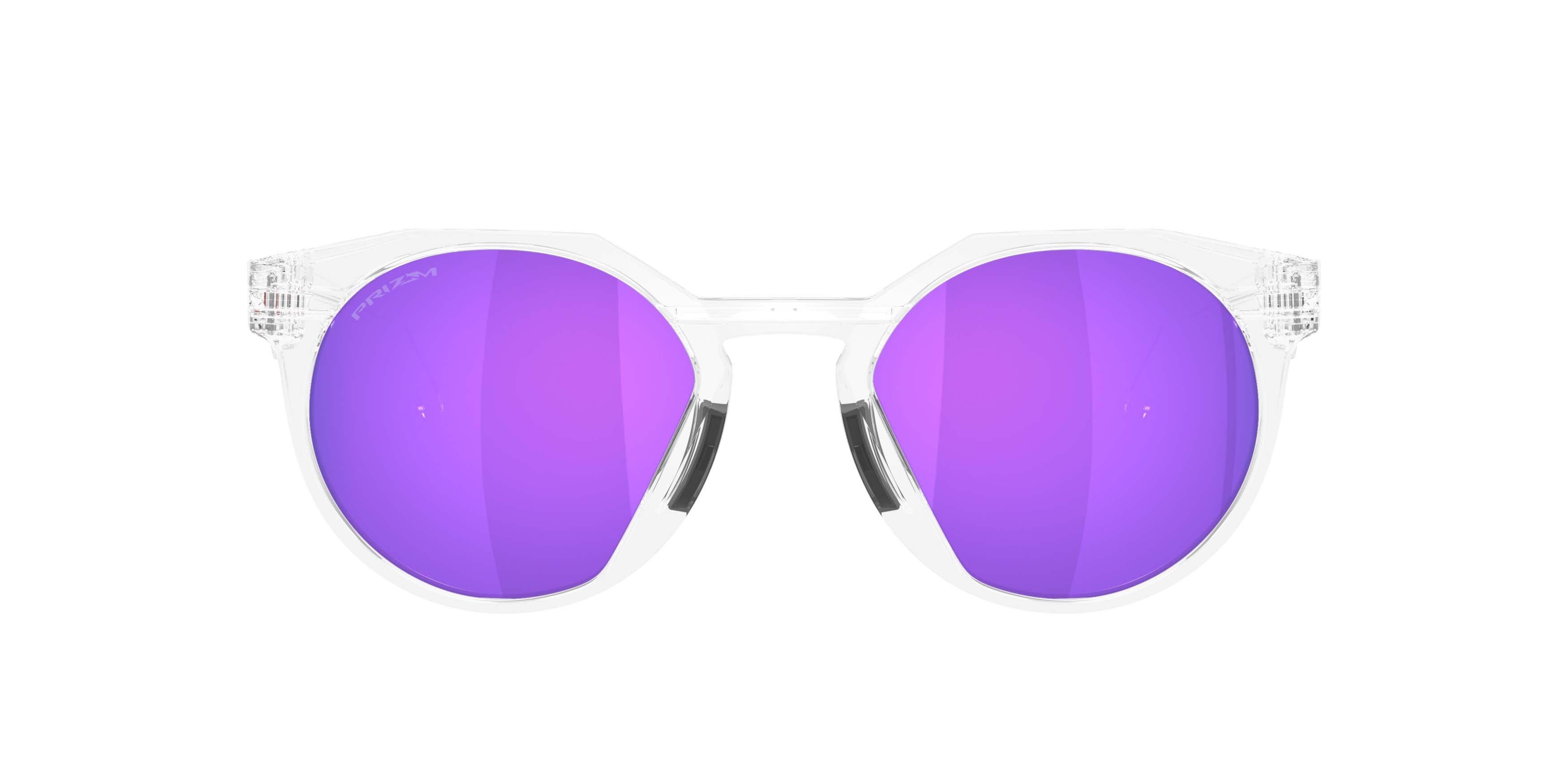Oakley HSTN Prizm Violet Sunglasses - Clear - CLEAR/PURPLE