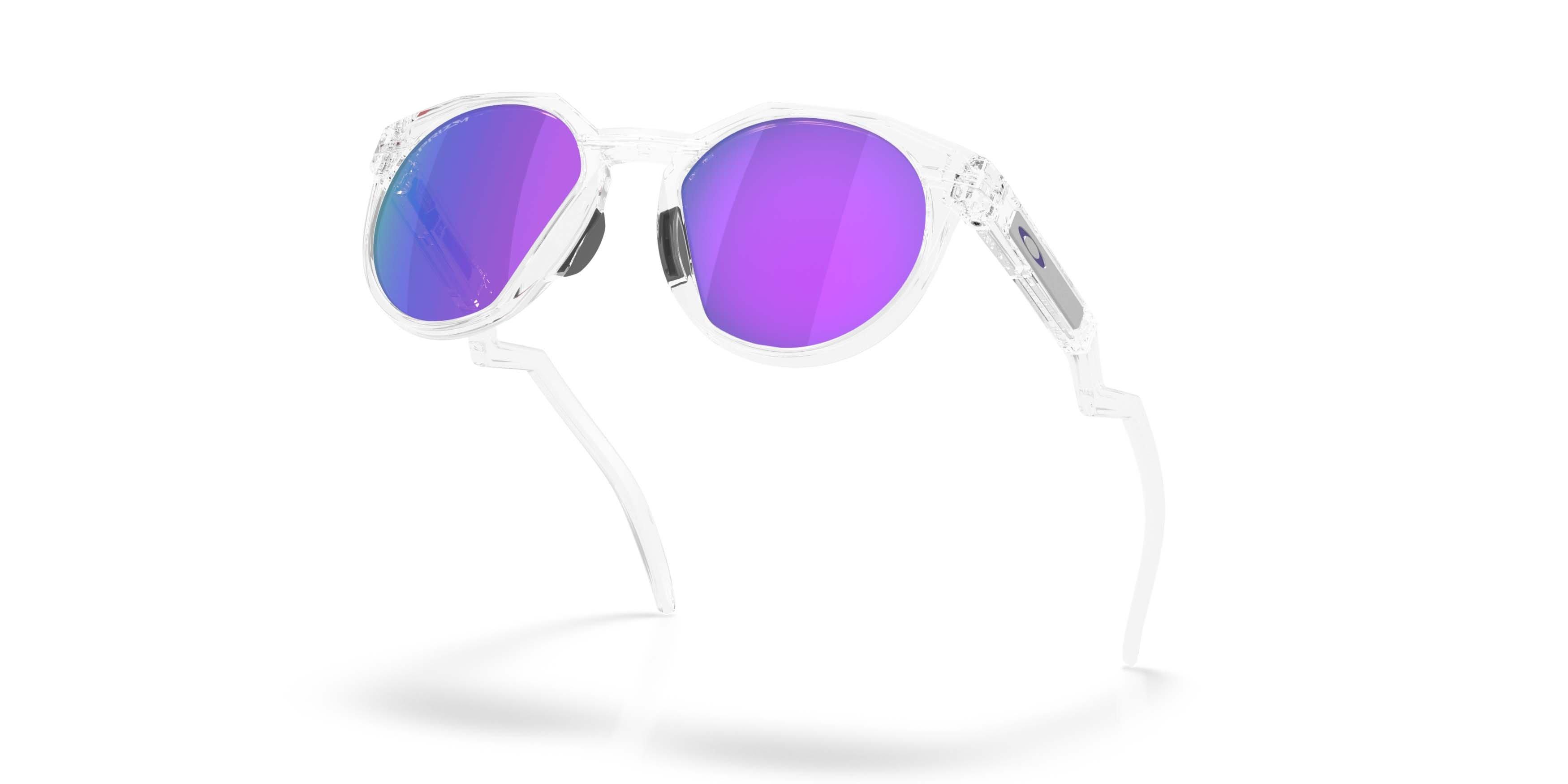 Oakley HSTN Prizm Violet Sunglasses - Clear - CLEAR/PURPLE