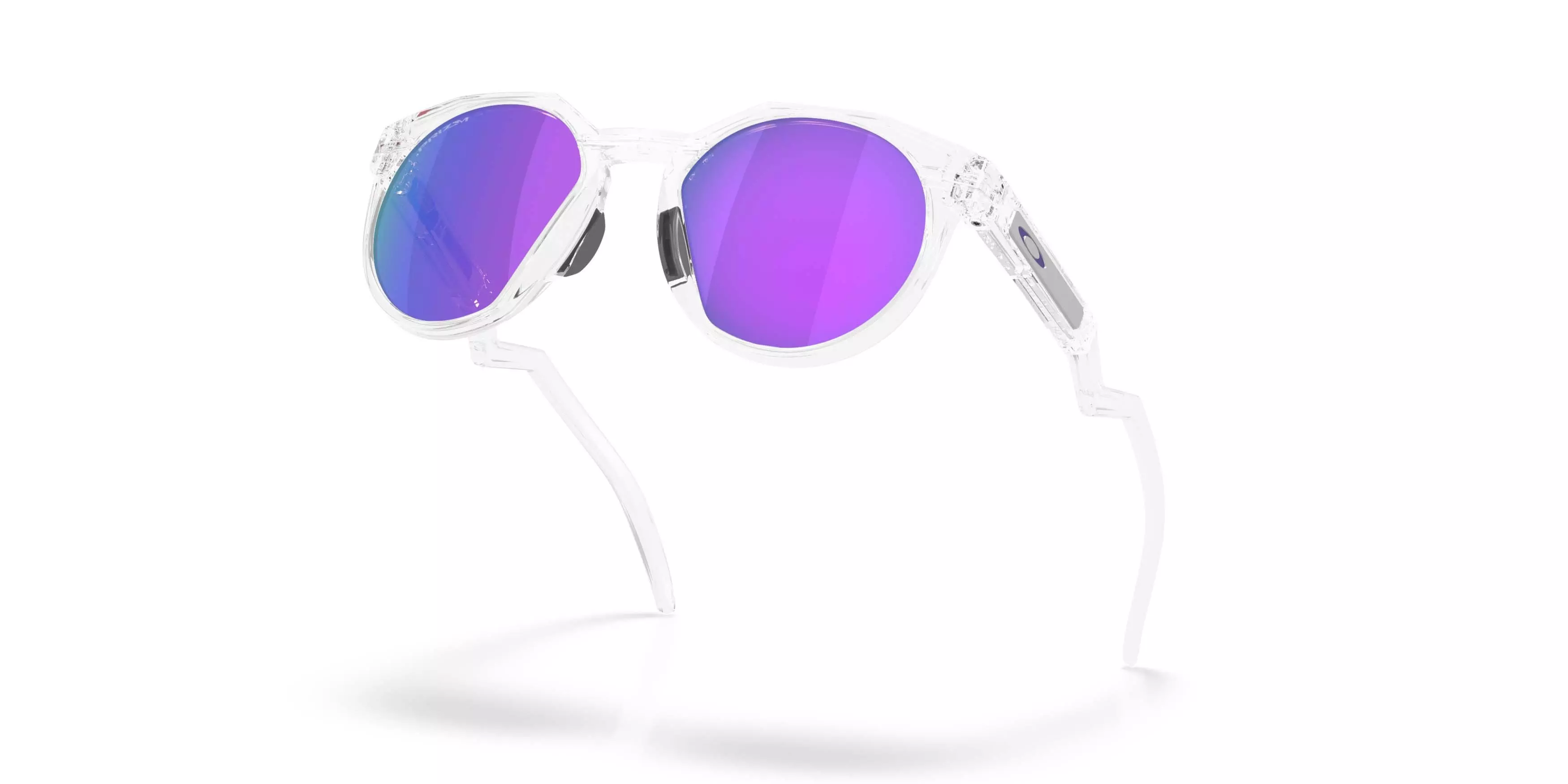 Oakley HSTN Prizm Violet Sunglasses - Clear - CLEAR/PURPLE