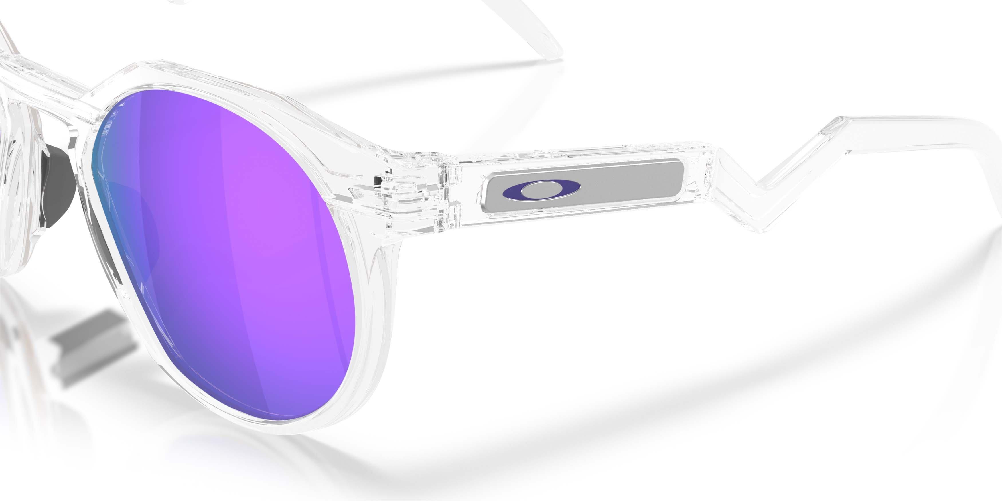 Oakley HSTN Prizm Violet Sunglasses - Clear - CLEAR/PURPLE