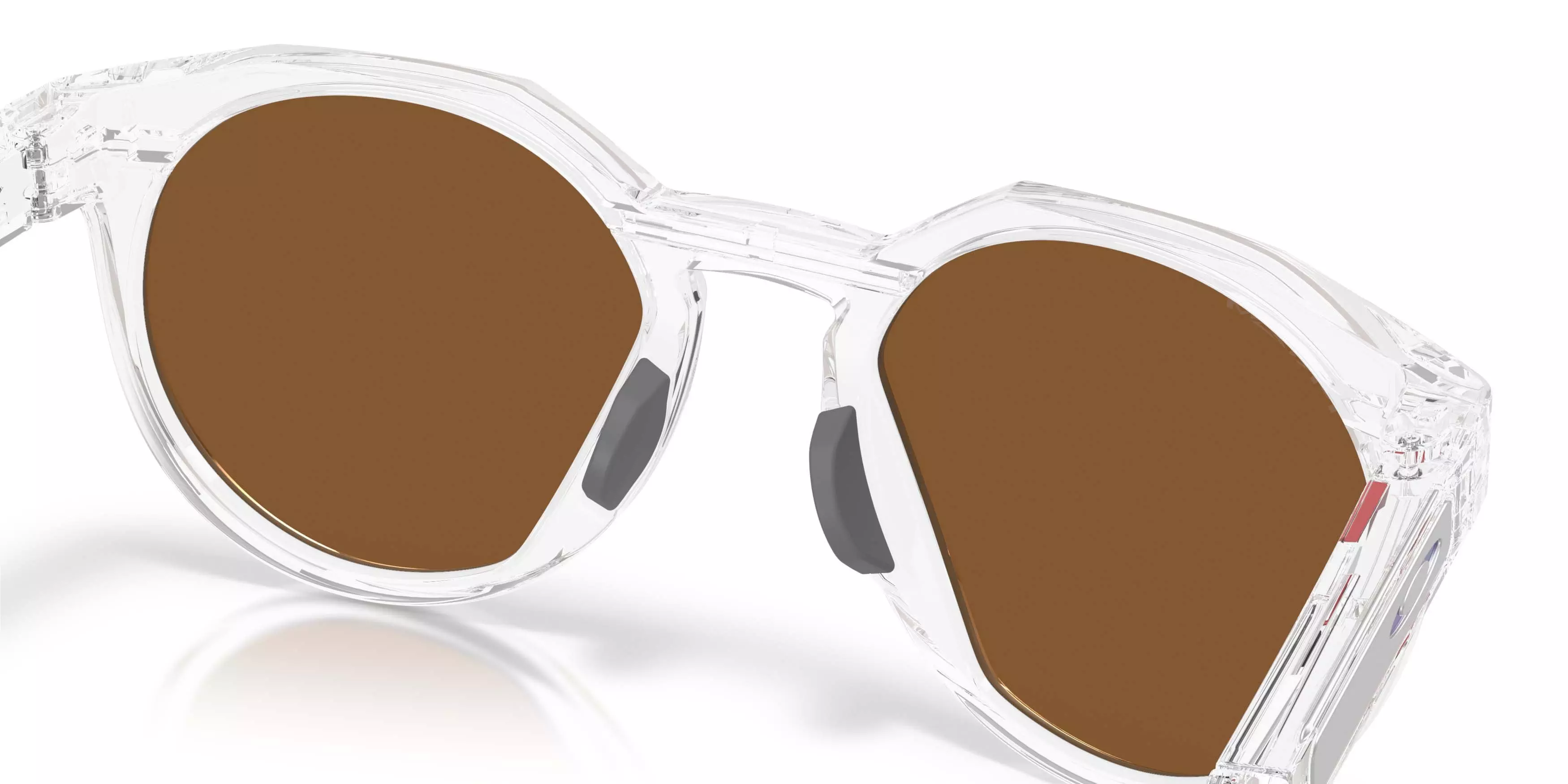 Oakley HSTN Prizm Violet Sunglasses - Clear - CLEAR/PURPLE