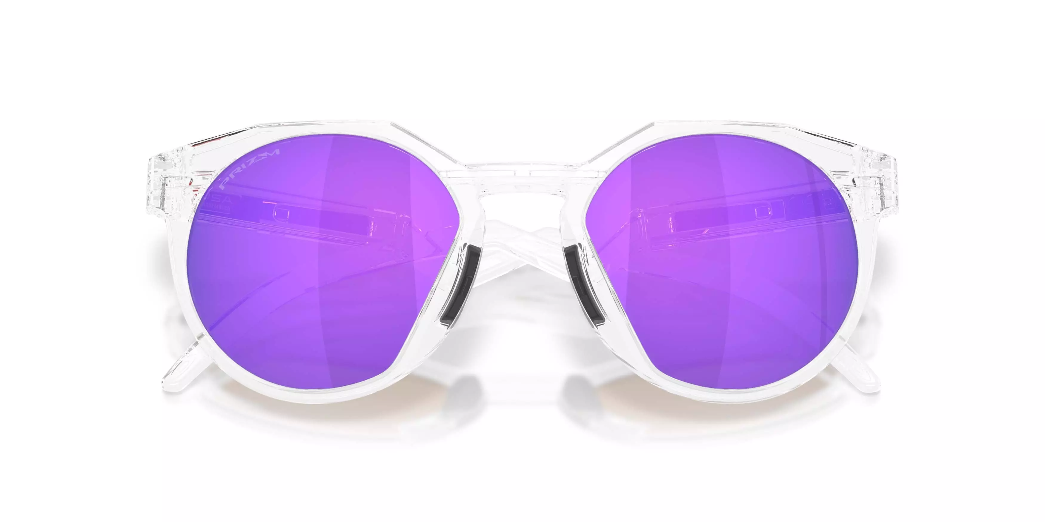 Oakley HSTN Prizm Violet Sunglasses - Clear - CLEAR/PURPLE