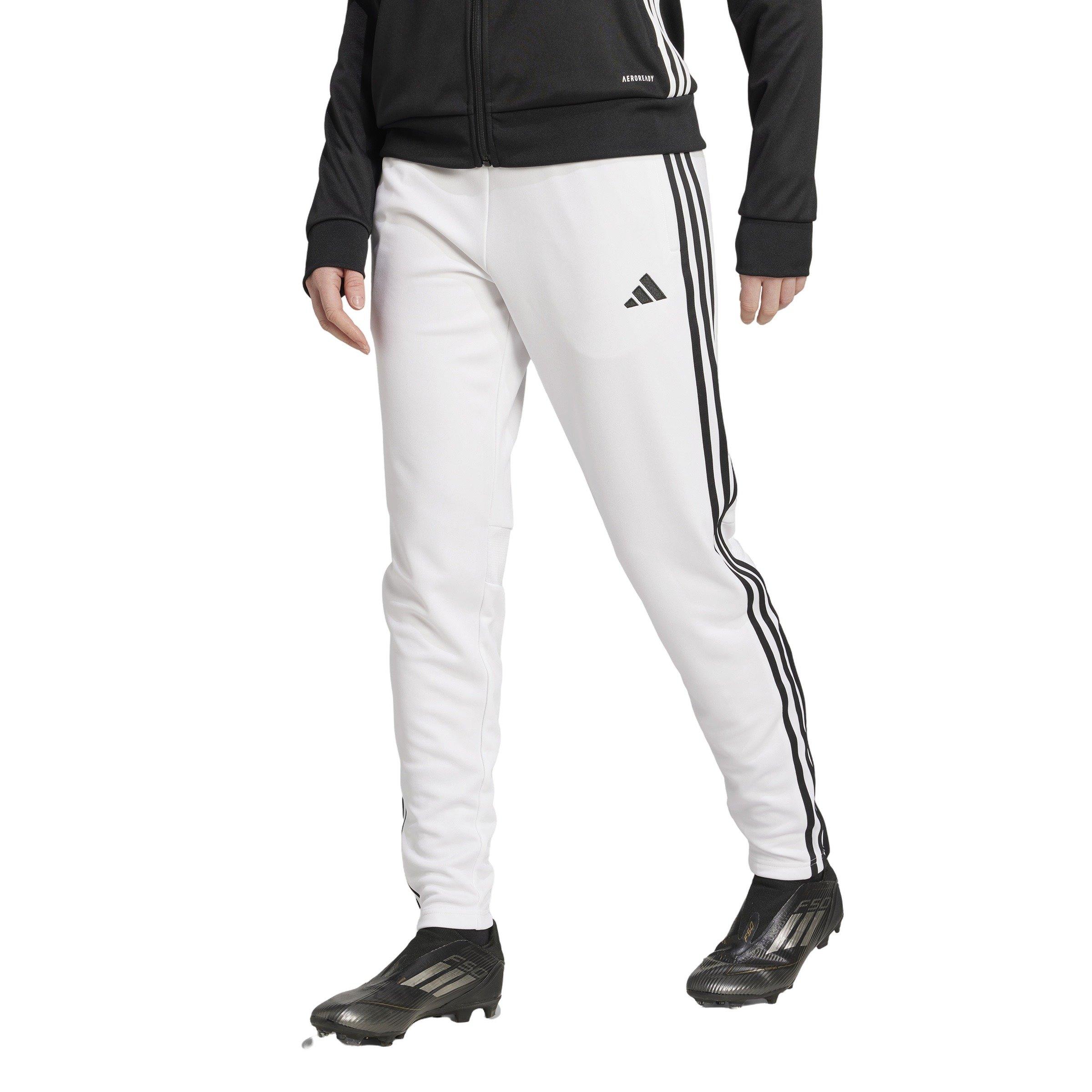 adidas Women's Tiro 25 Essentials Training Tracksuit Bottoms -White/Black - WHITE/BLACK Thumbnail View 1