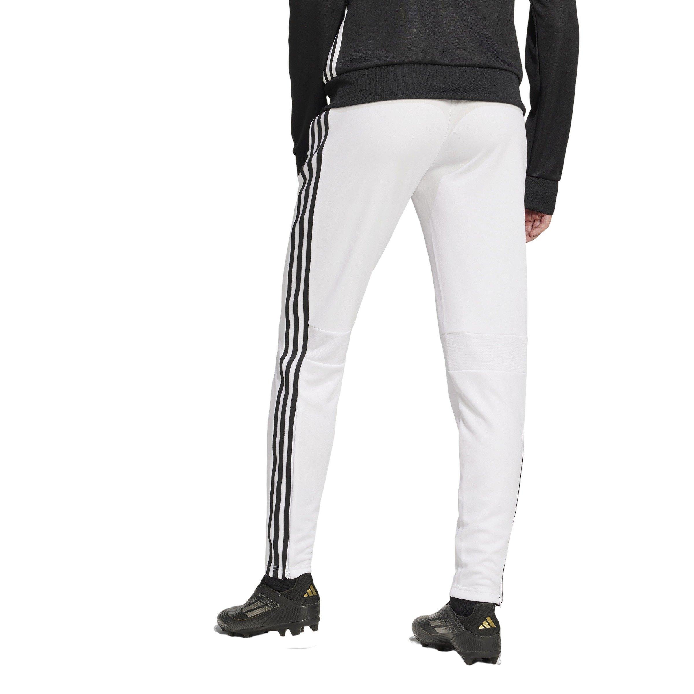 adidas Women's Tiro 25 Essentials Training Tracksuit Bottoms - White/Black - WHITE/BLACK Thumbnail View 2