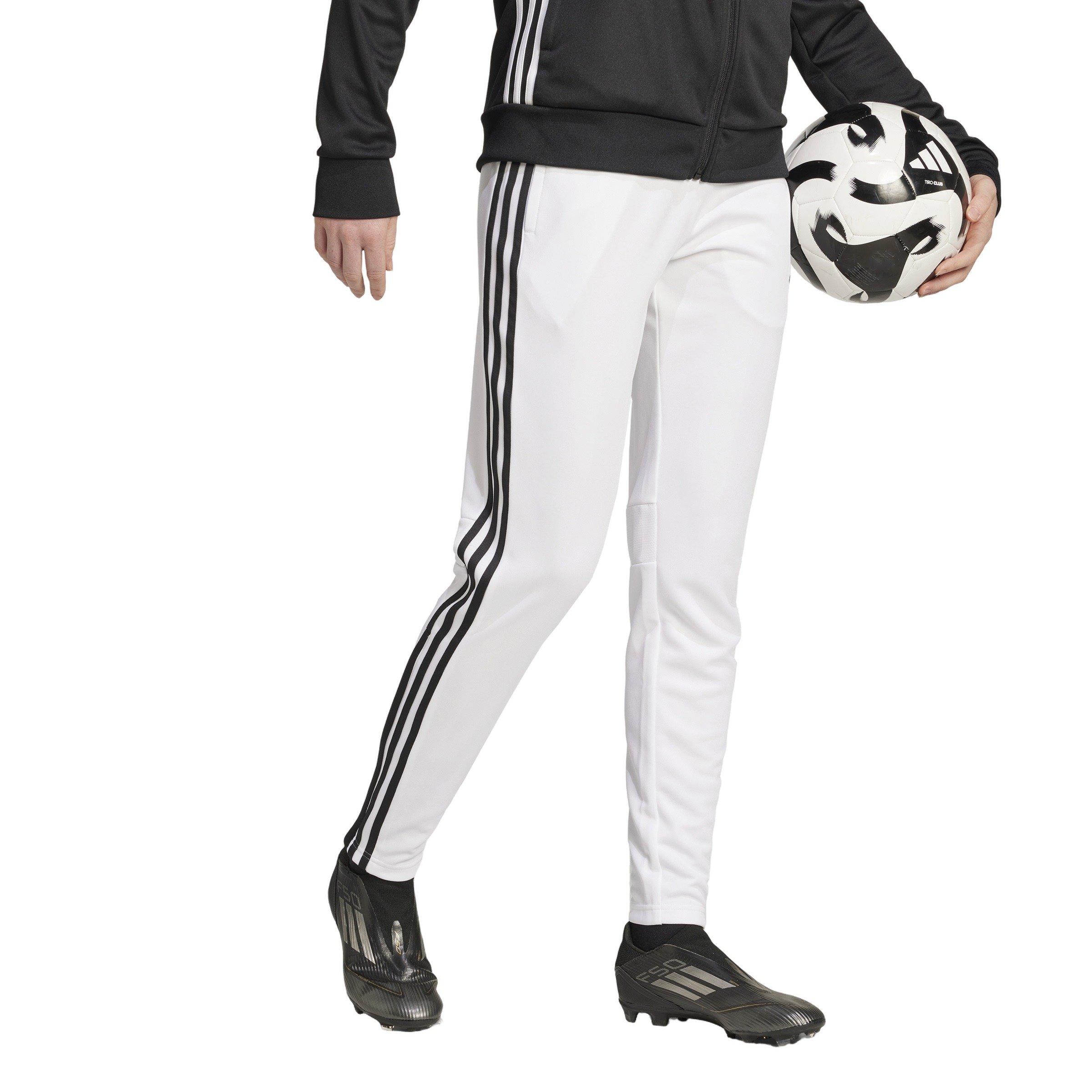 adidas Women's Tiro 25 Essentials Training Tracksuit Bottoms -White/Black - WHITE/BLACK Thumbnail View 5