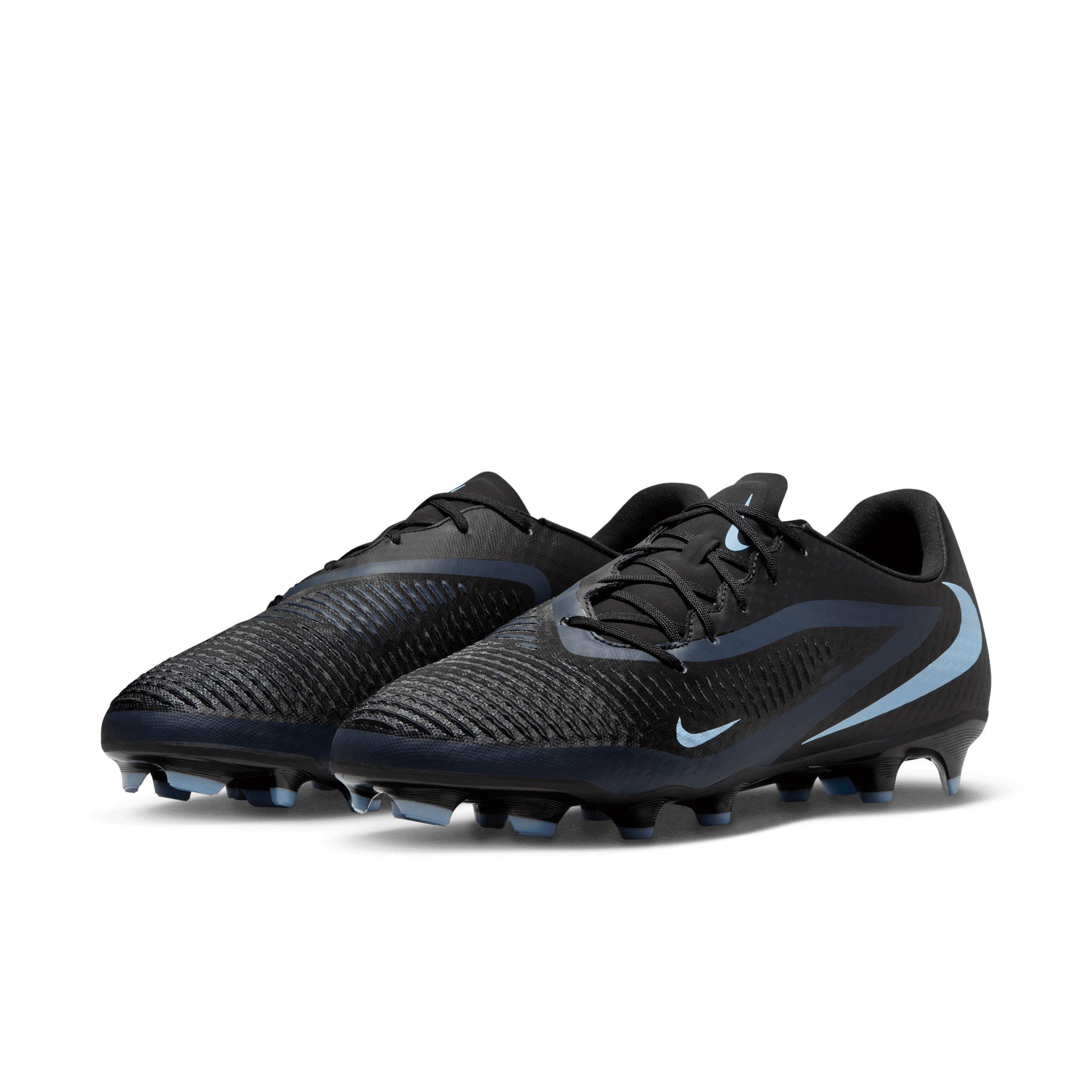 Nike Phantom 6 Low Academy MG "Black/Black" Men's Soccer Cleat - BLACK/BLACK Thumbnail View 3