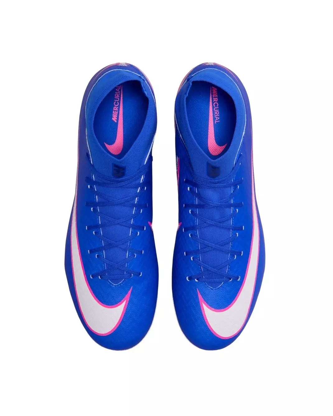 Nike Mercurial Superfly 10 Academy AG "Racer Blue/White" Men's Soccer Cleat - BLUE/WHITE
