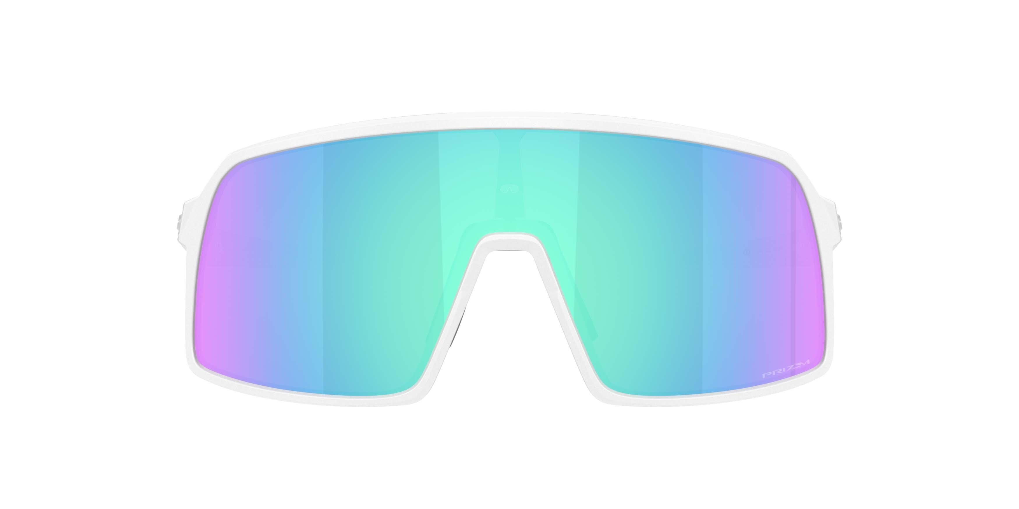 Oakley Sutro S Prizm Sapphire Sunglasses - Matte White - WHITE/BLUE