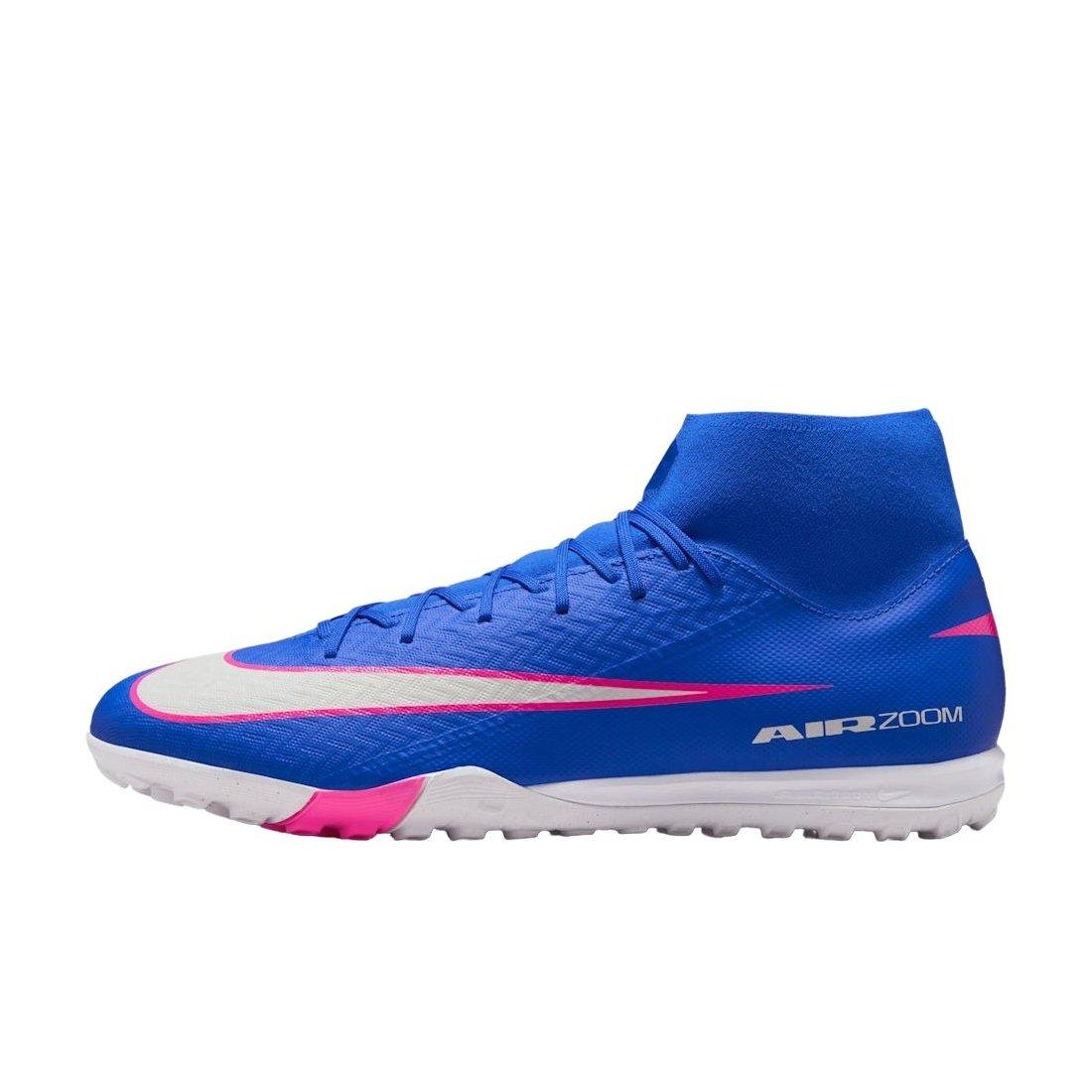 Nike Mercurial Superfly 10 Academy Turf "Racer Blue/White" Men's Soccer Shoe - BLUE/WHITE Thumbnail View 2
