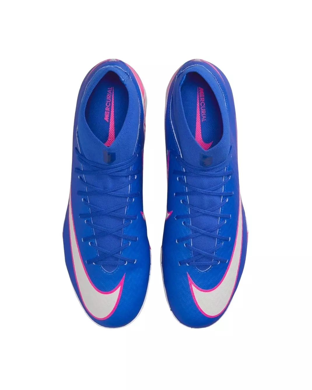 Nike Mercurial Superfly 10 Academy Turf "Racer Blue/White" Men's Soccer Shoe - BLUE/WHITE