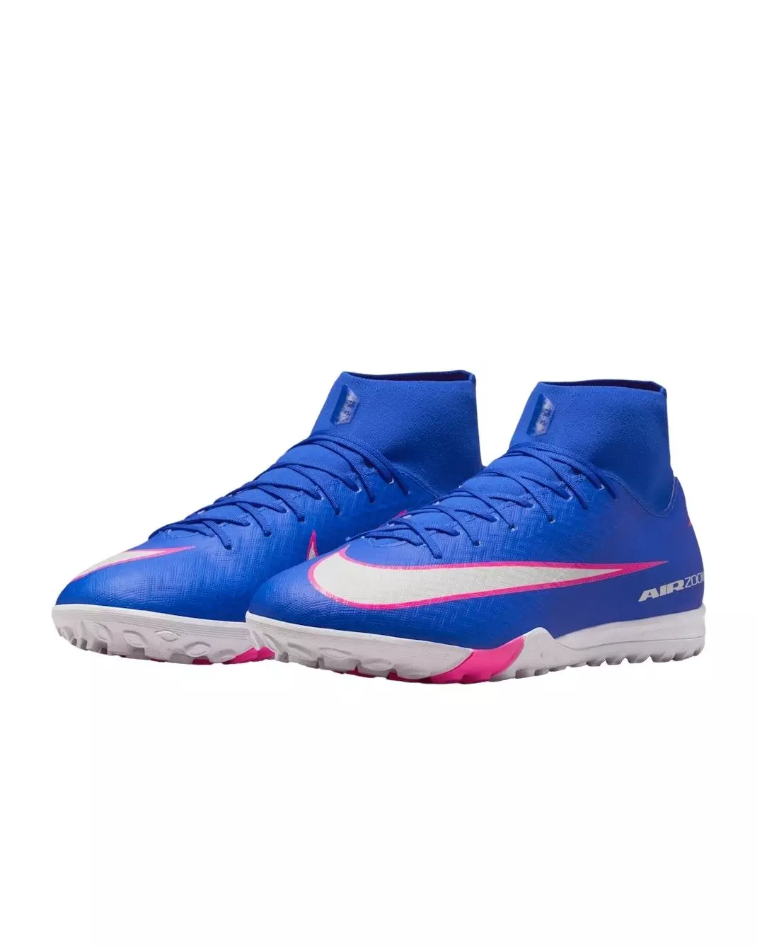 Nike Mercurial Superfly 10 Academy Turf "Racer Blue/White" Men's Soccer Shoe - BLUE/WHITE