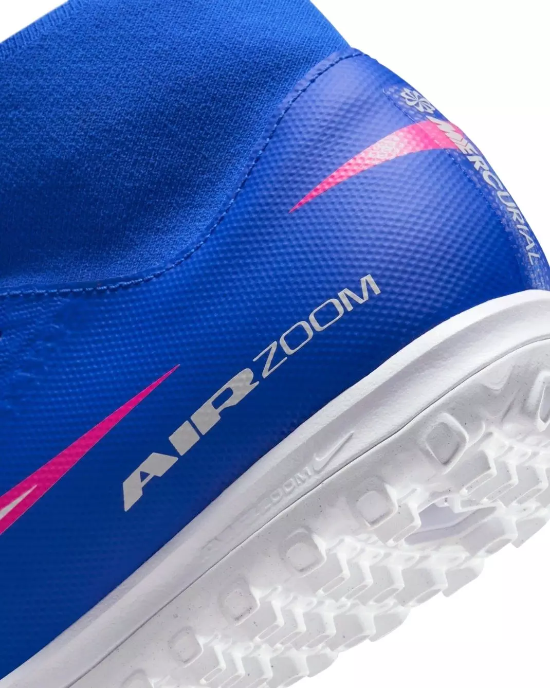 Nike Mercurial Superfly 10 Academy Turf "Racer Blue/White" Men's Soccer Shoe - BLUE/WHITE