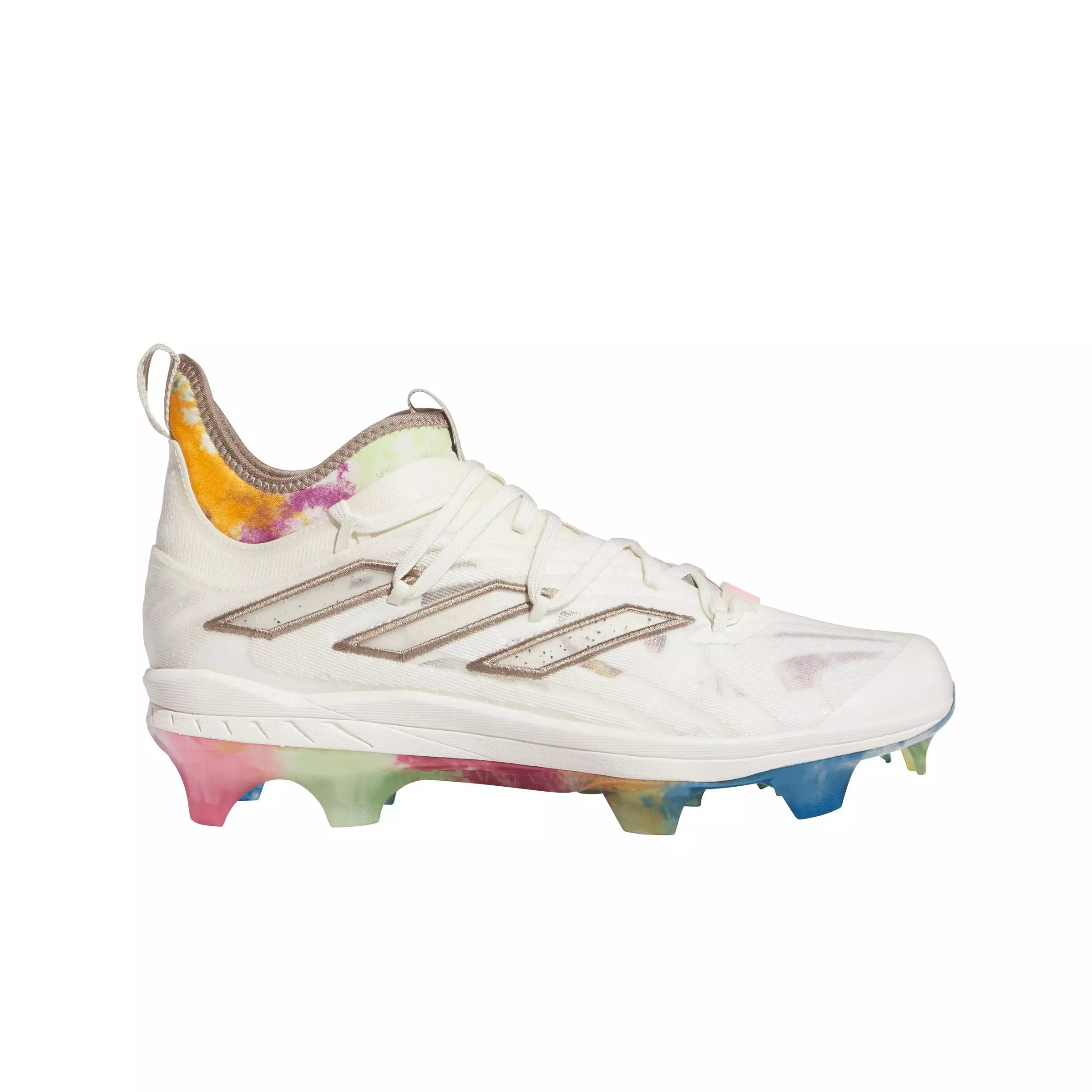 adidas Afterburner 9 NWV TPU SB "Cloud White/Cha Brown/Off White" Men's Baseball Cleat - WHITE/BROWN/OFF WHITE