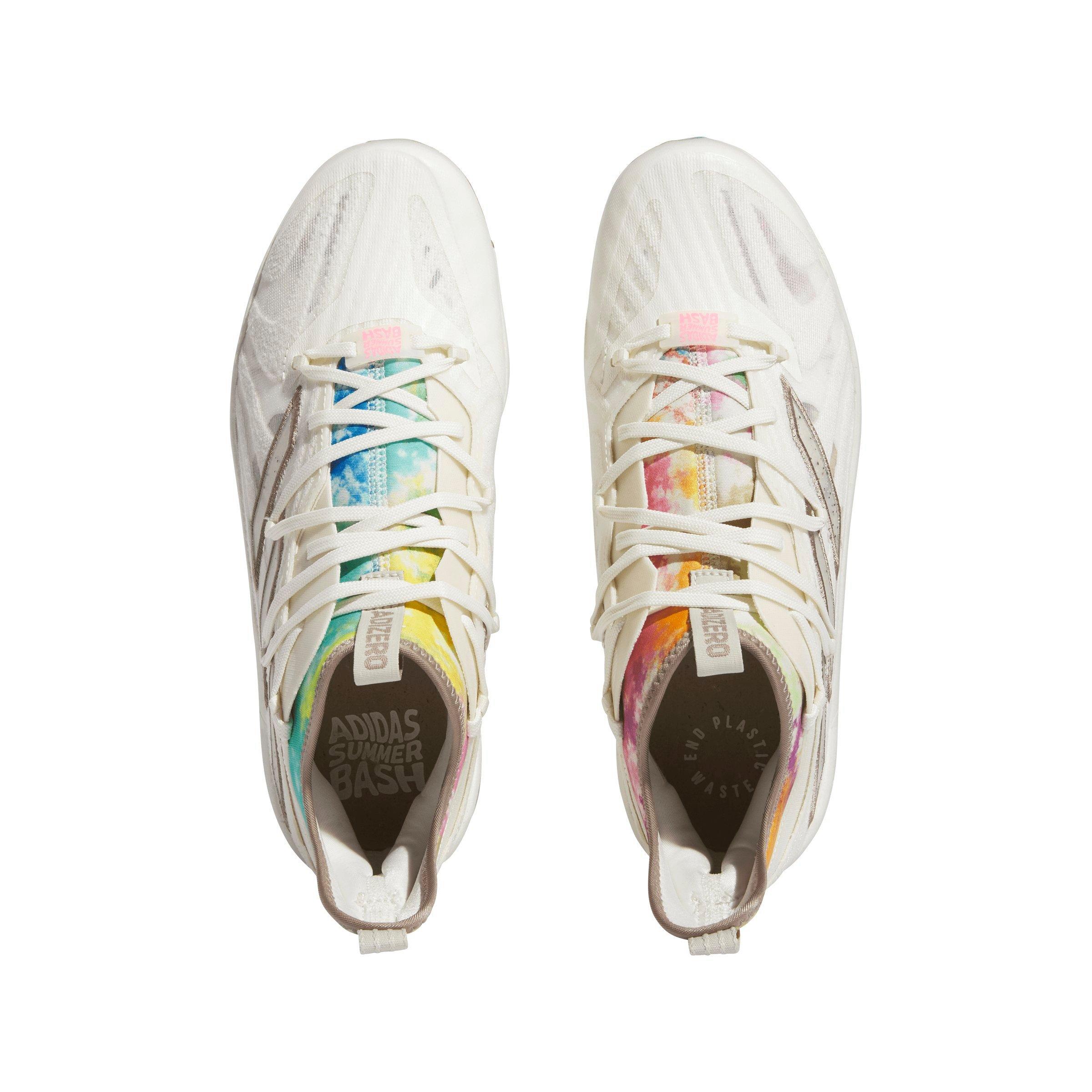 adidas Afterburner 9 NWV TPU SB "Cloud White/Cha Brown/Off White" Men's Baseball Cleat - WHITE/BROWN/OFF WHITE Thumbnail View 5