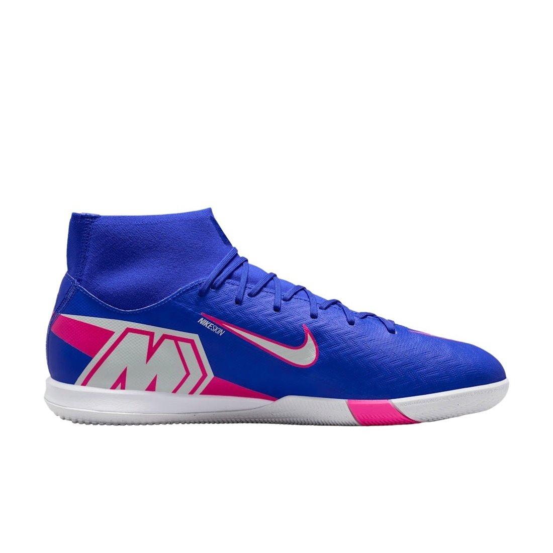 Nike Mercurial Superfly 10 Academy IC "Racer Blue/White" Men's Soccer Shoe - BLUE/WHITE Thumbnail View 1