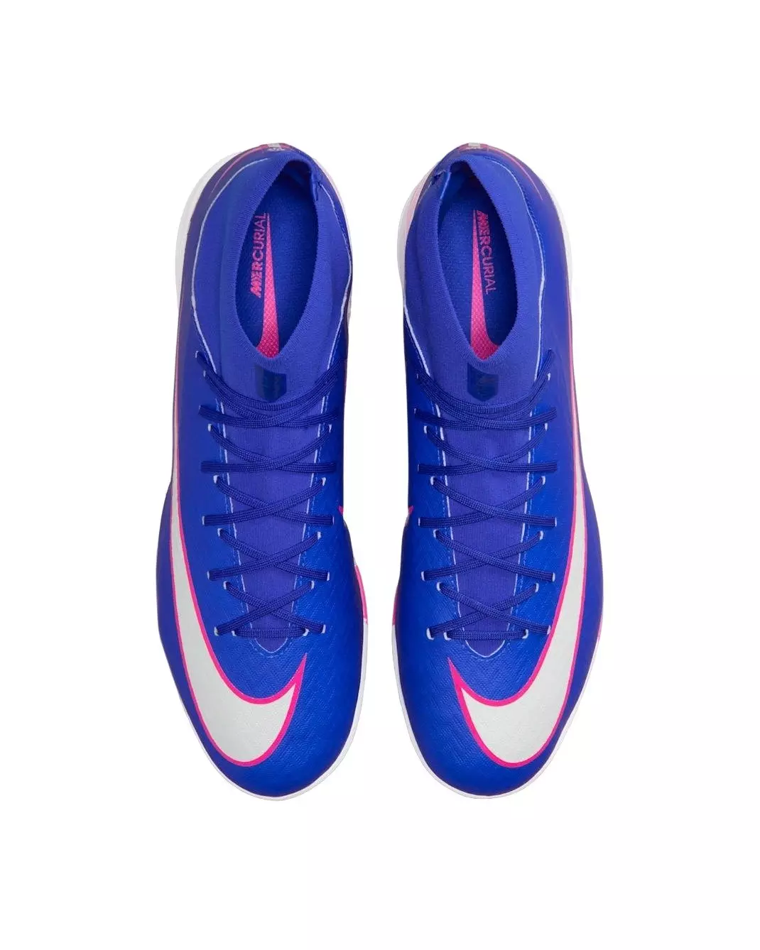 Nike Mercurial Superfly 10 Academy IC "Racer Blue/White" Men's Soccer Shoe - BLUE/WHITE