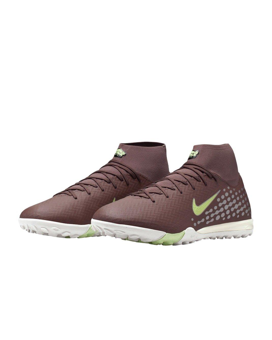 Nike Mercurial Superfly 10 Academy KM Turf "Plum Eclipse/Metallic Silver" Men's Soccer Shoe - PLUM/SILVER