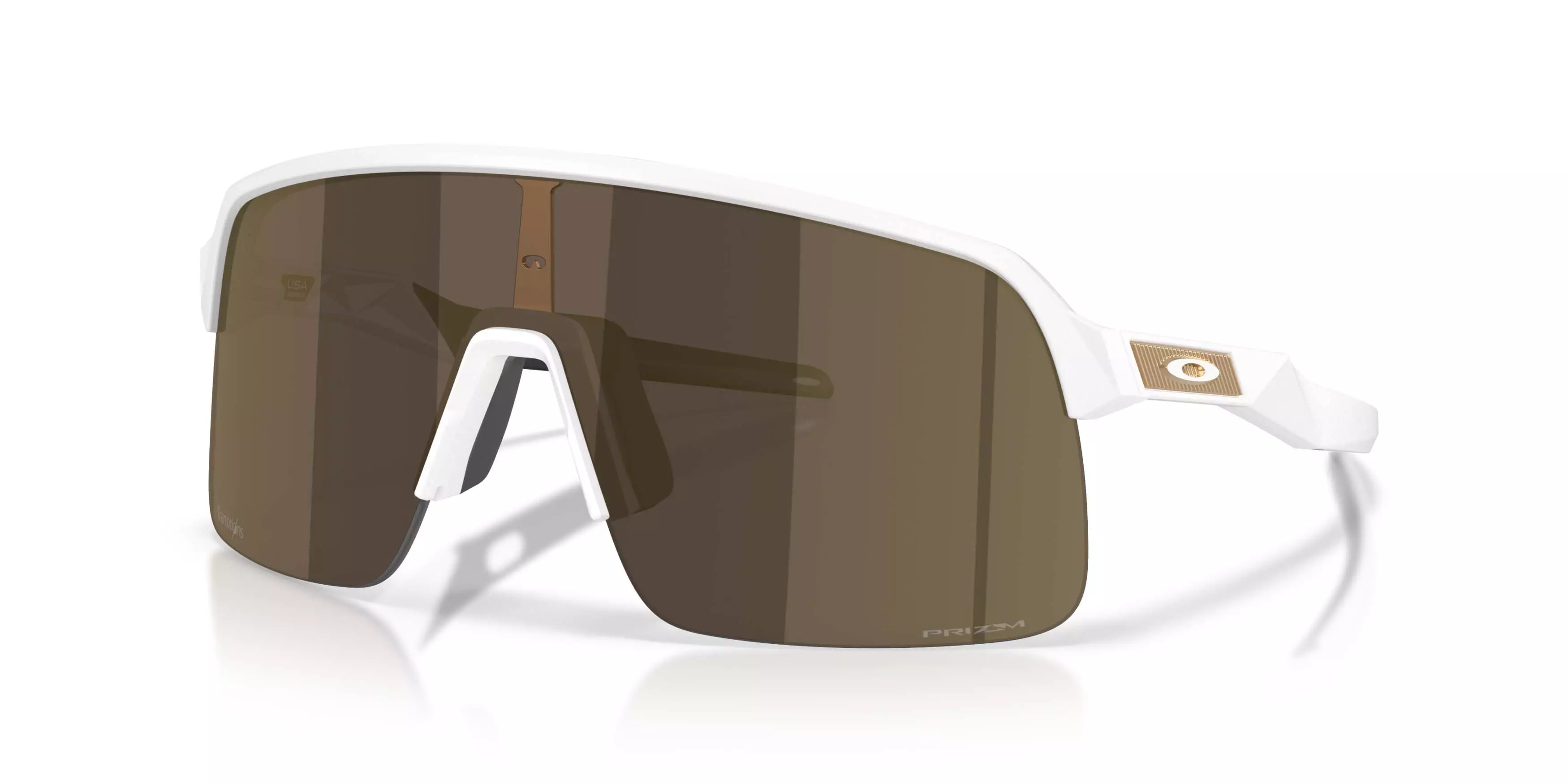 Oakley Sutro Lite Prizm Pyrite Transitions Sunglasses - Matte White - WHITE