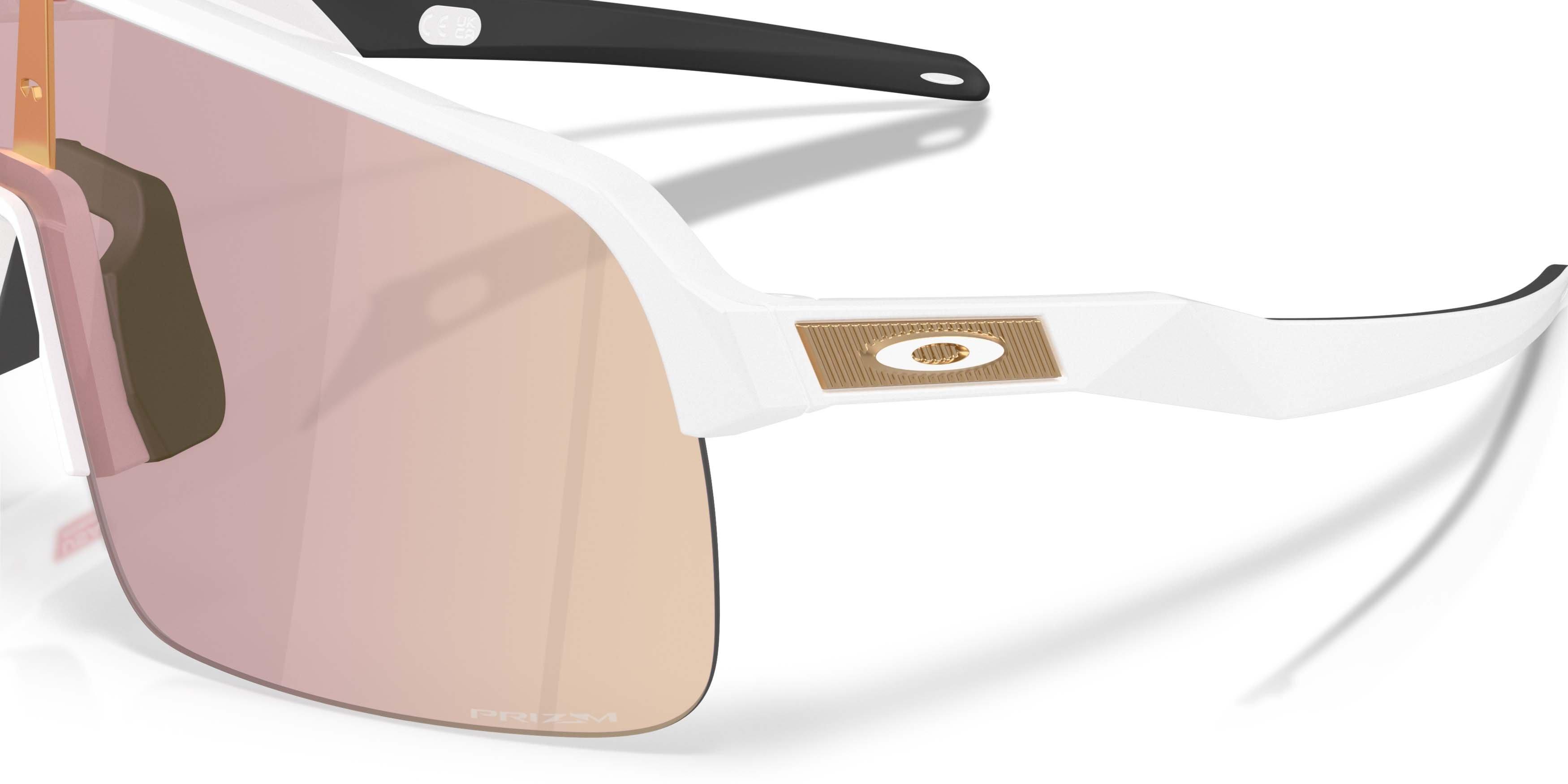 Oakley Sutro Lite Prizm Pyrite Transitions Sunglasses - Matte White - WHITE