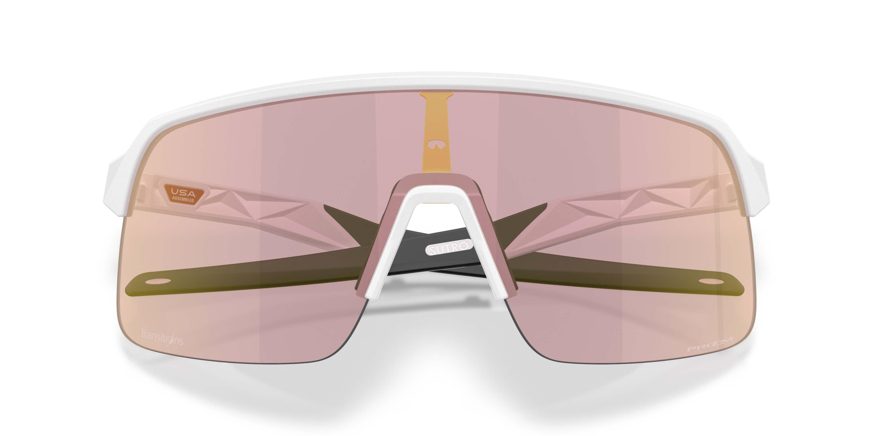 Oakley Sutro Lite Prizm Pyrite Transitions Sunglasses - Matte White - WHITE