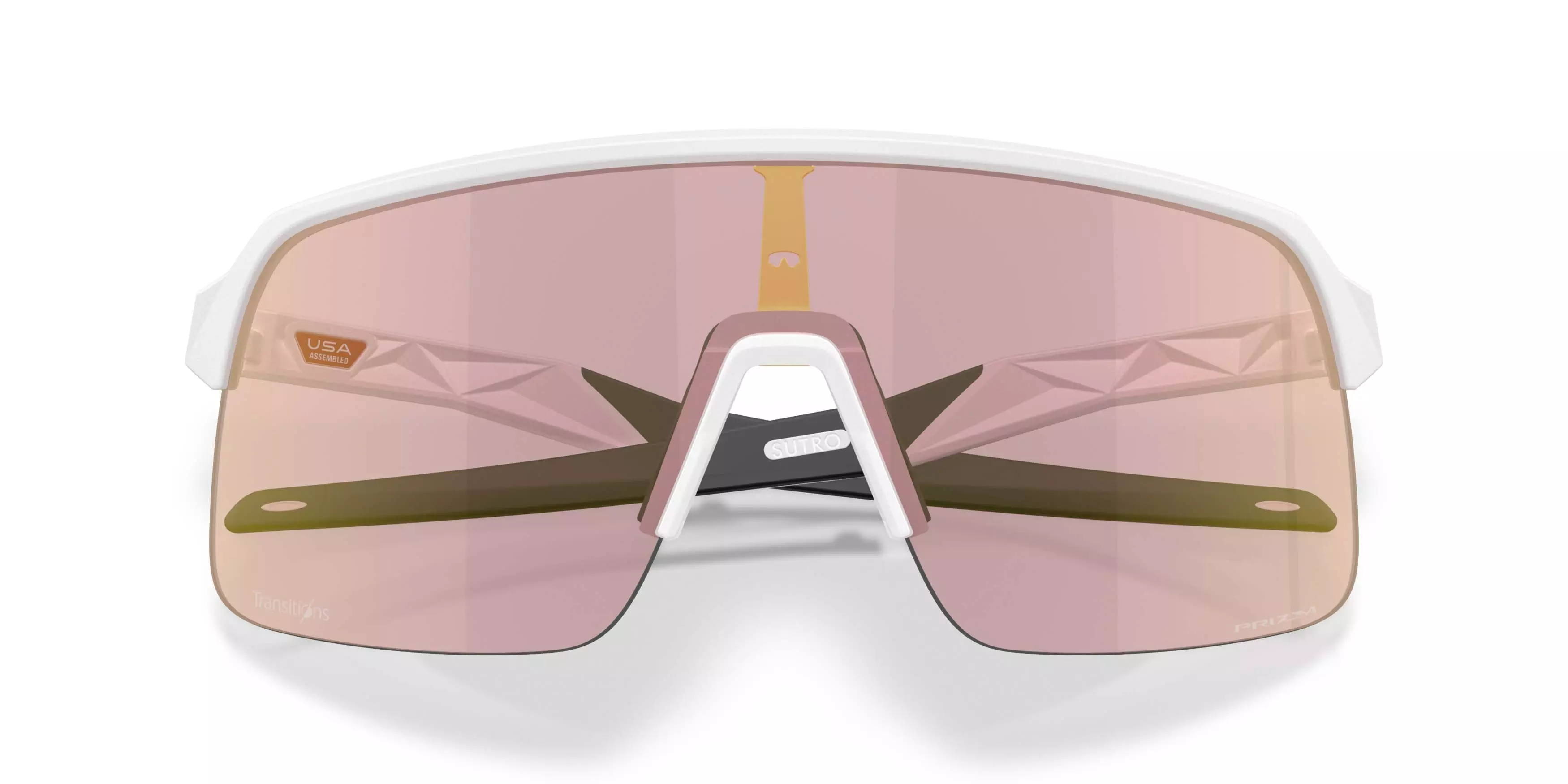 Oakley Sutro Lite Prizm Pyrite Transitions Sunglasses - Matte White - WHITE