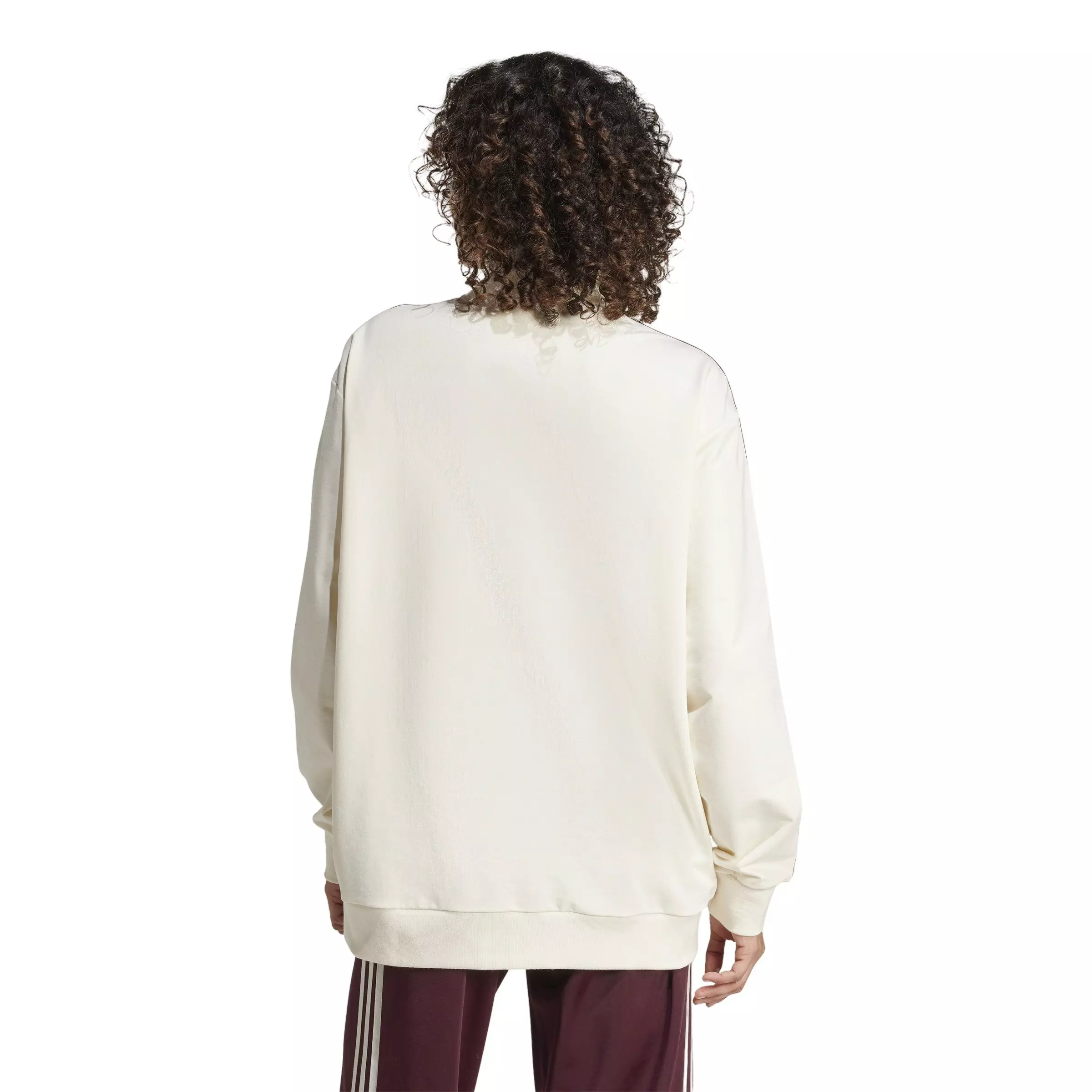 adidas Originals Women's Colorblock Track Top -Beige/Red - BEIGE/RED