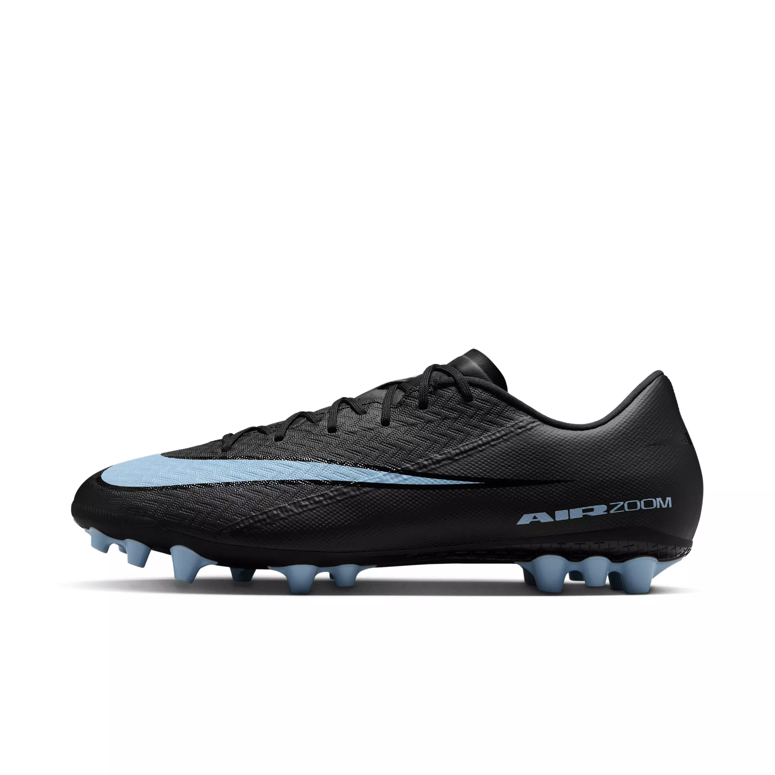 Nike Mercurial Vapor 16 Academy AG "Black/Ice Blue" Men's Soccer Cleat - BLACK/BLUE