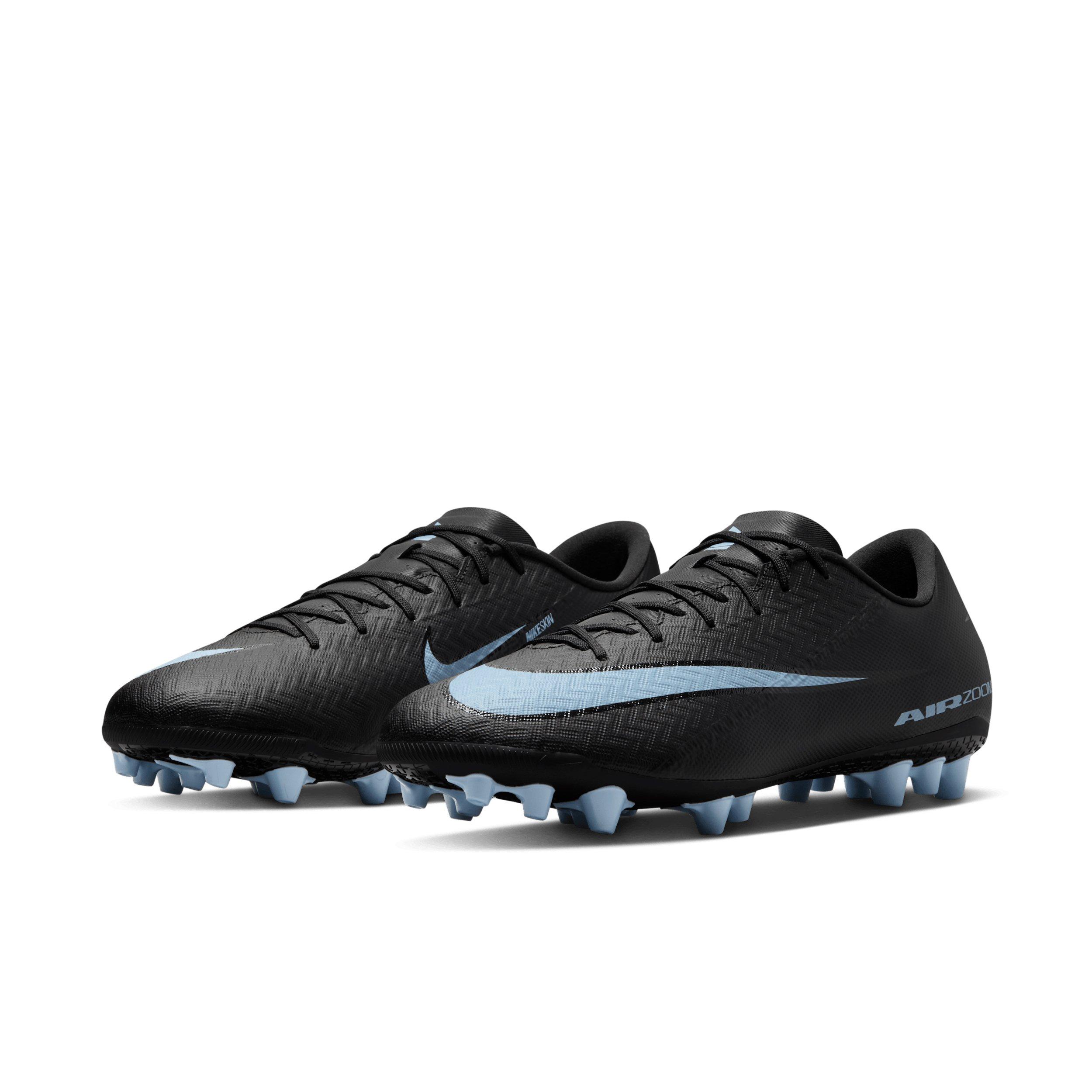 Nike Mercurial Vapor 16 Academy AG "Black/Ice Blue" Men's Soccer Cleat - BLACK/BLUE Thumbnail View 3