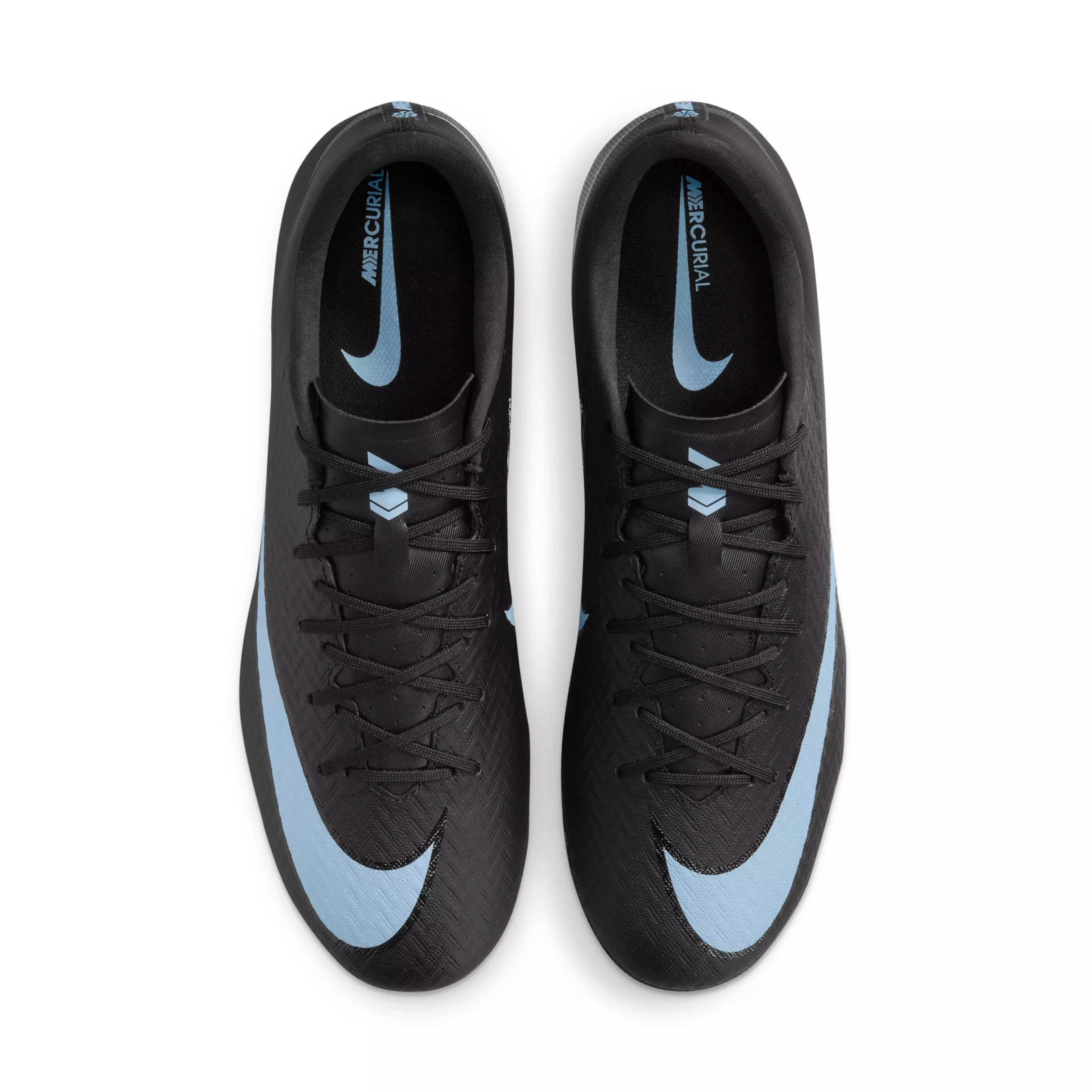 Nike Mercurial Vapor 16 Academy AG "Black/Ice Blue" Men's Soccer Cleat - BLACK/BLUE