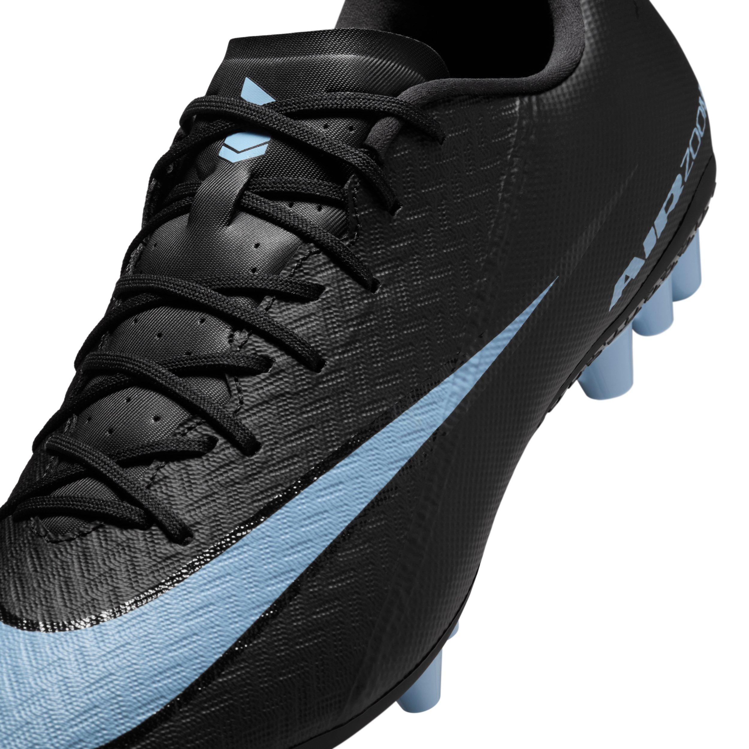 Nike Mercurial Vapor 16 Academy AG "Black/Ice Blue" Men's Soccer Cleat - BLACK/BLUE Thumbnail View 8