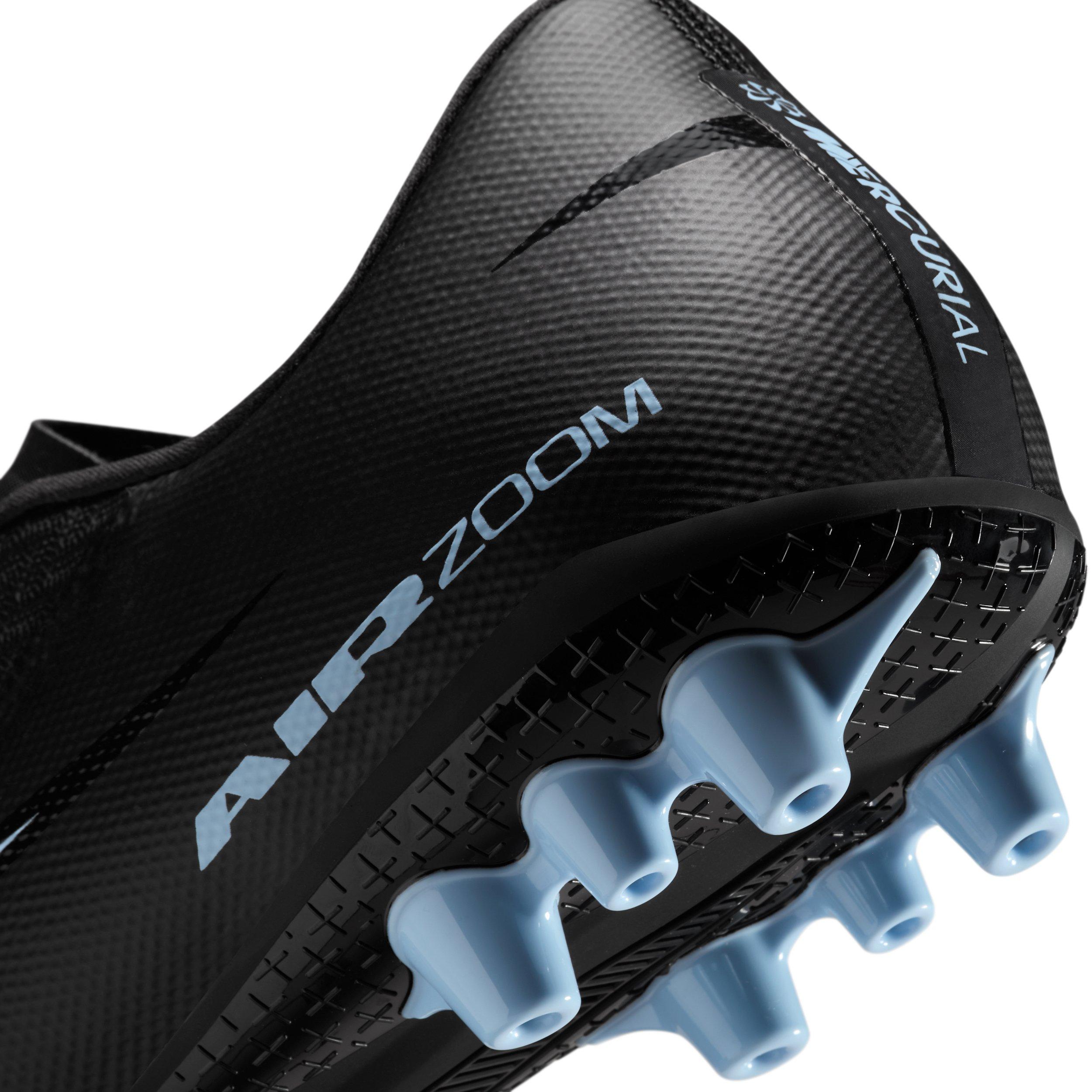 Nike Mercurial Vapor 16 Academy AG "Black/Ice Blue" Men's Soccer Cleat - BLACK/BLUE Thumbnail View 9