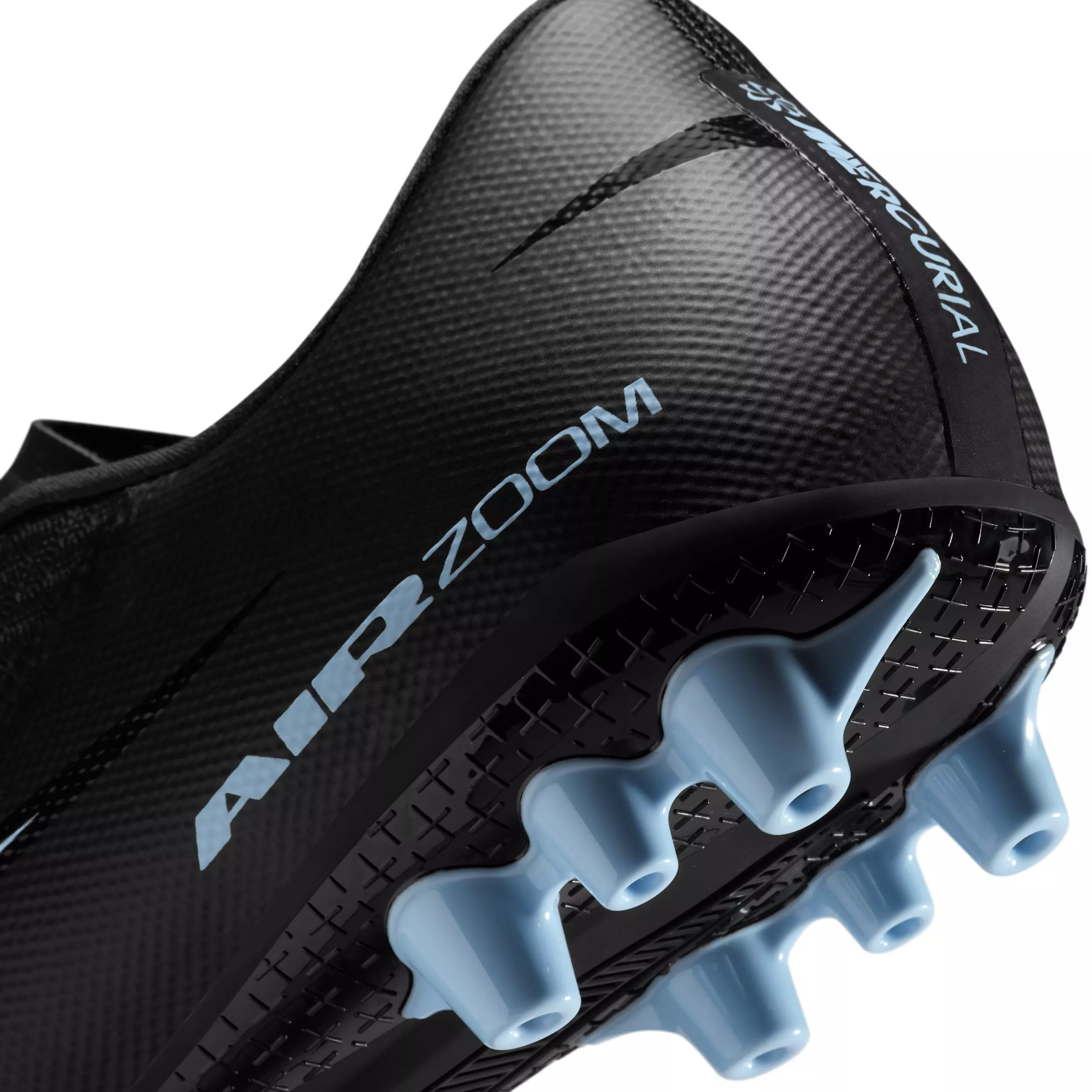 Nike Mercurial Vapor 16 Academy AG "Black/Ice Blue" Men's Soccer Cleat - BLACK/BLUE