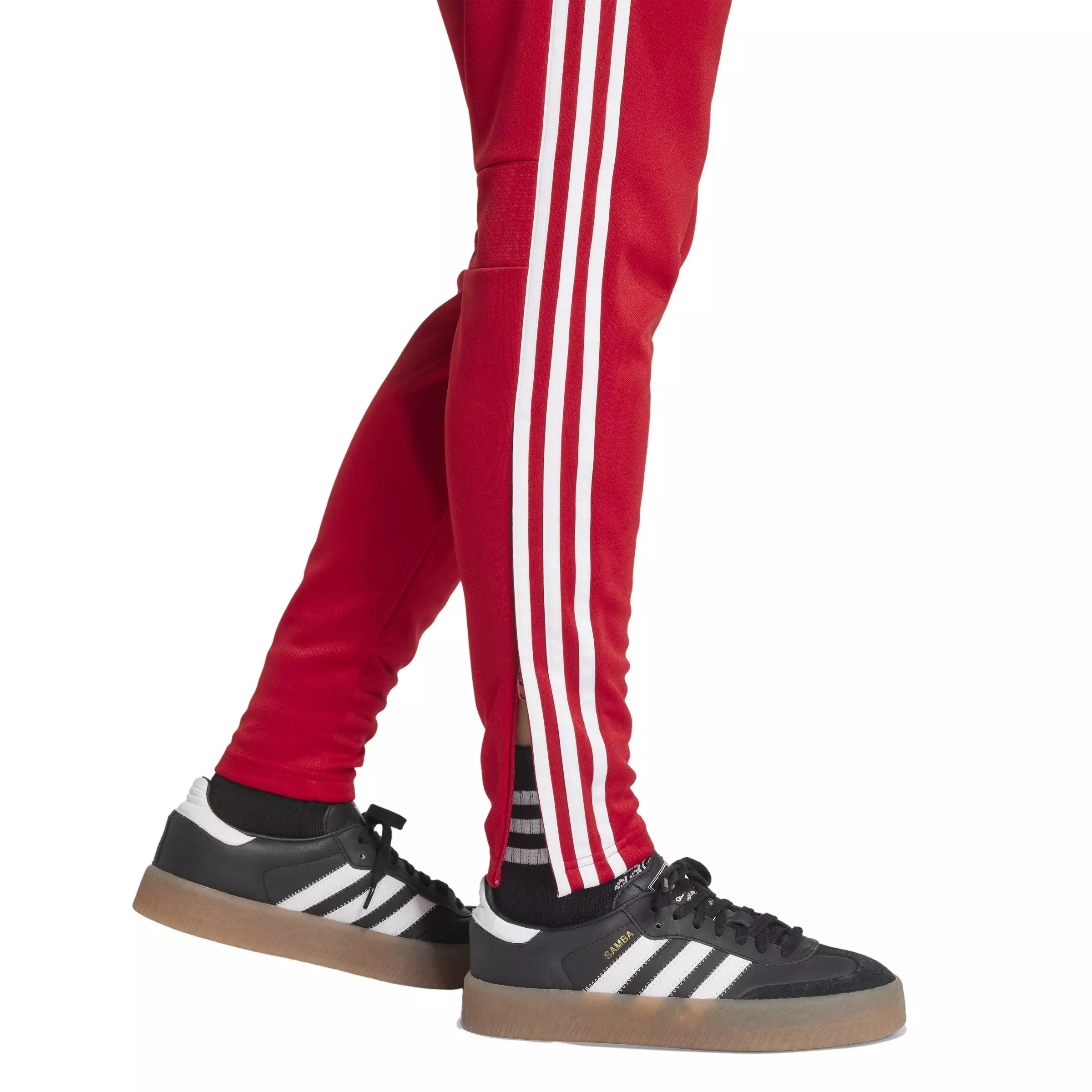 adidas Women's Tiro 25 Essentials Training Tracksuit Bottoms -Red/White - RED/WHITE