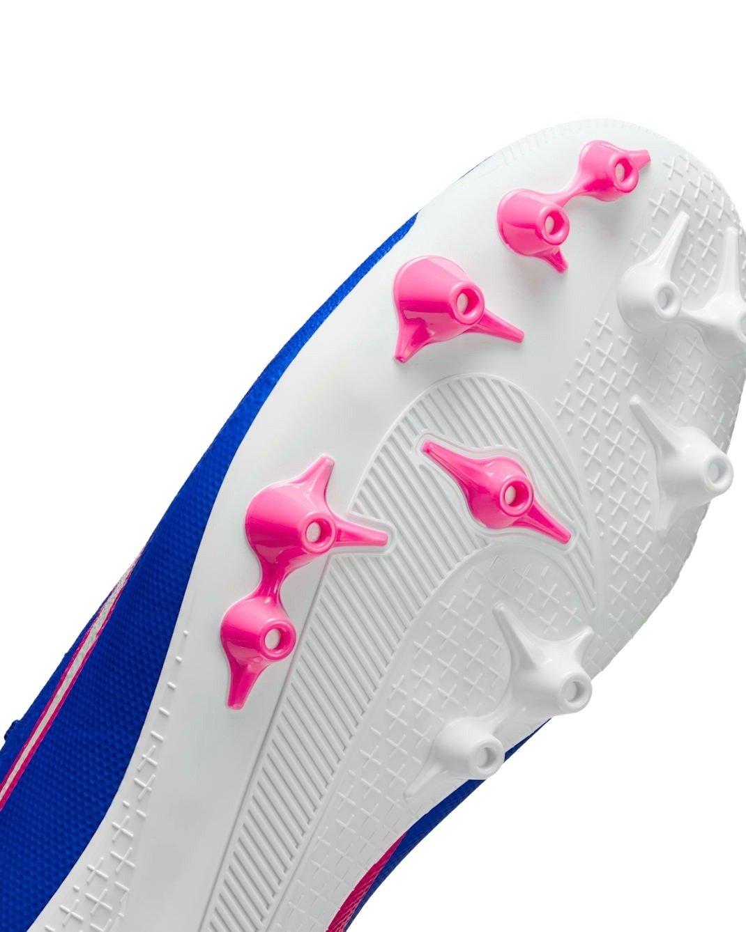 Nike Mercurial Vapor 16 Academy AG "Racer Blue/White" Men's Soccer Cleat - BLUE/WHITE Thumbnail View 8