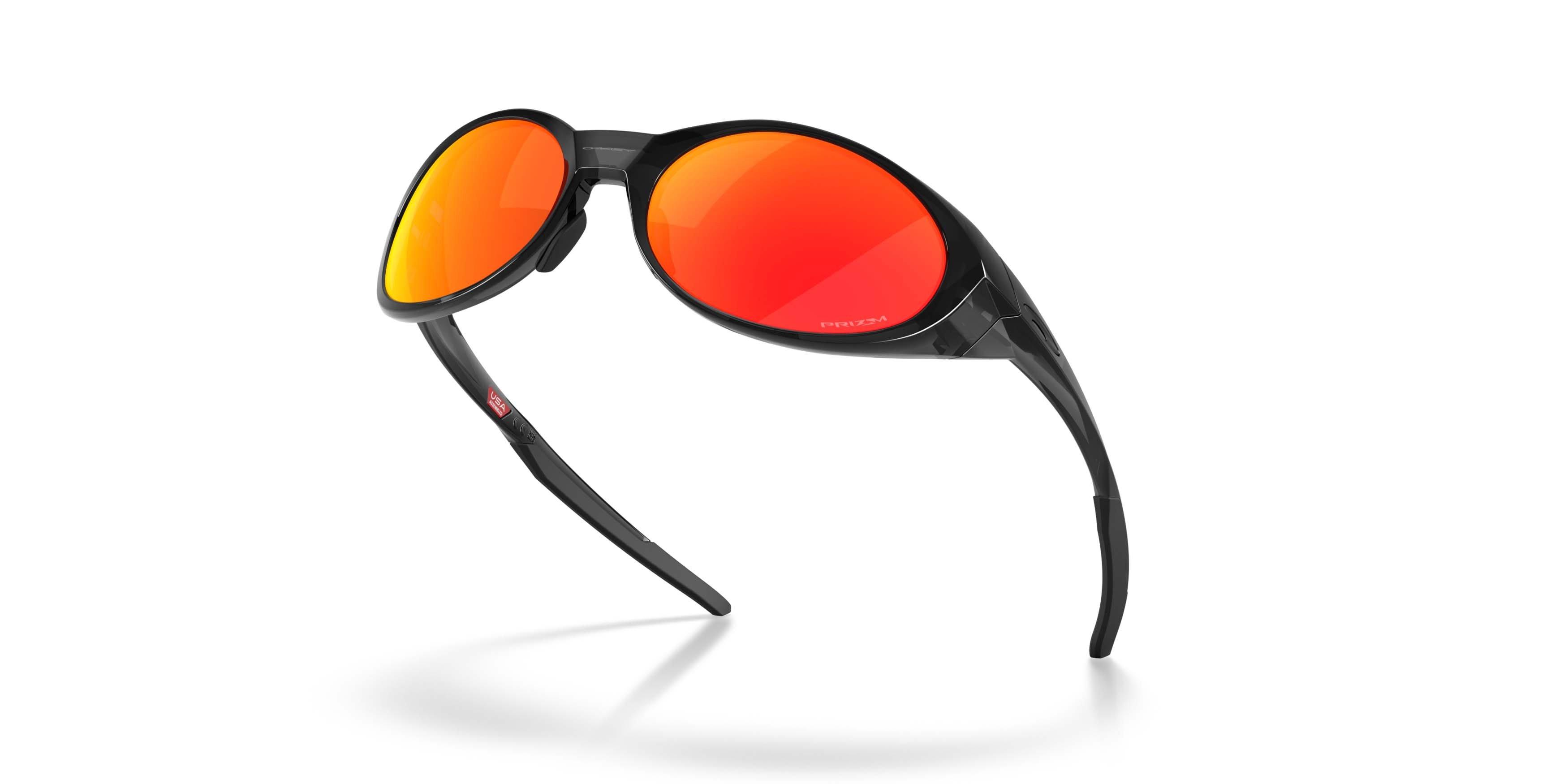 Oakley Eye Jacket Redux Prizm Ruby Sunglasses - Black Ink - BLACK/RED
