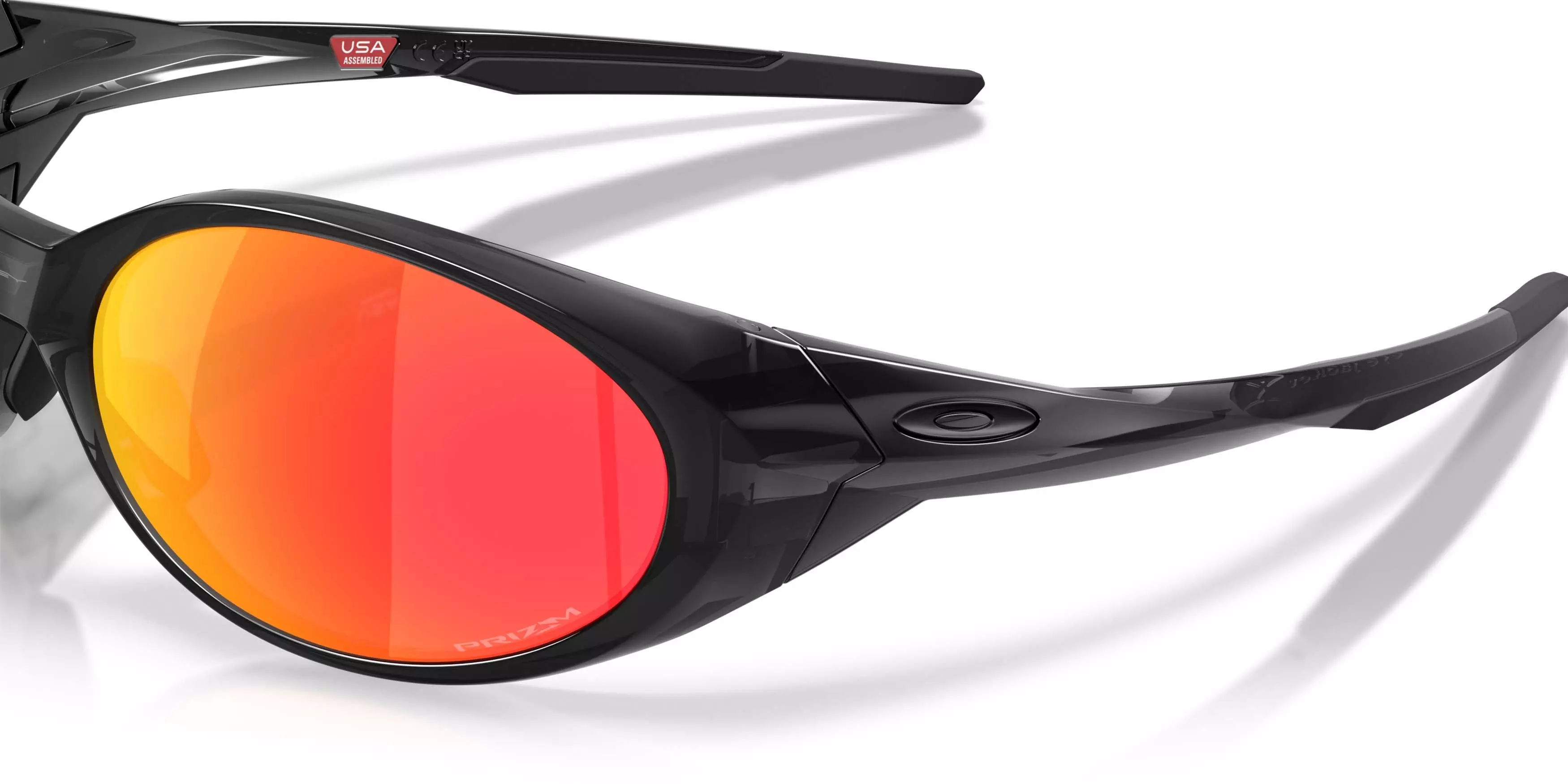 Oakley Eye Jacket Redux Prizm Ruby Sunglasses - Black Ink - BLACK/RED
