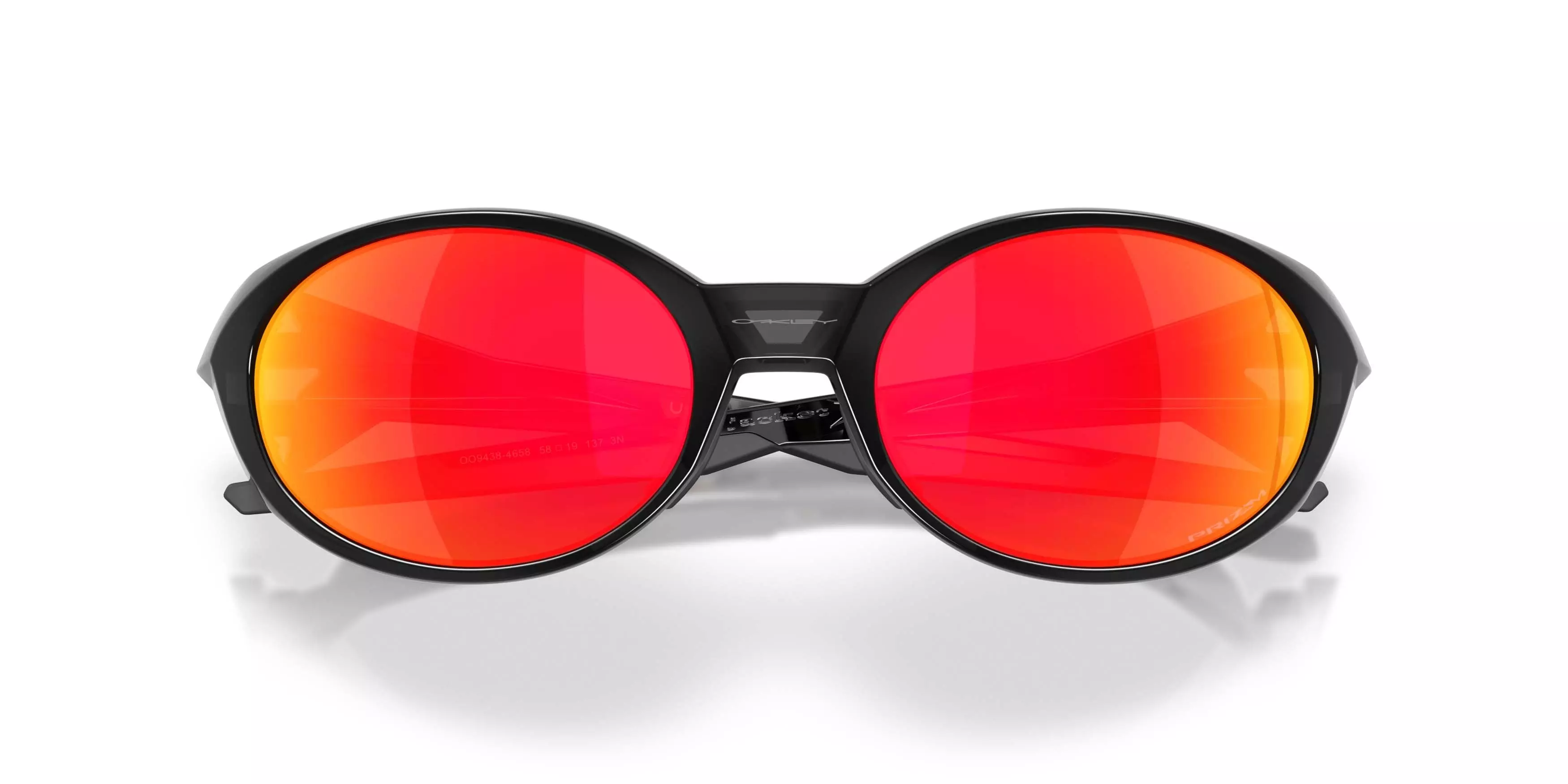 Oakley Eye Jacket Redux Prizm Ruby Sunglasses - Black Ink - BLACK/RED
