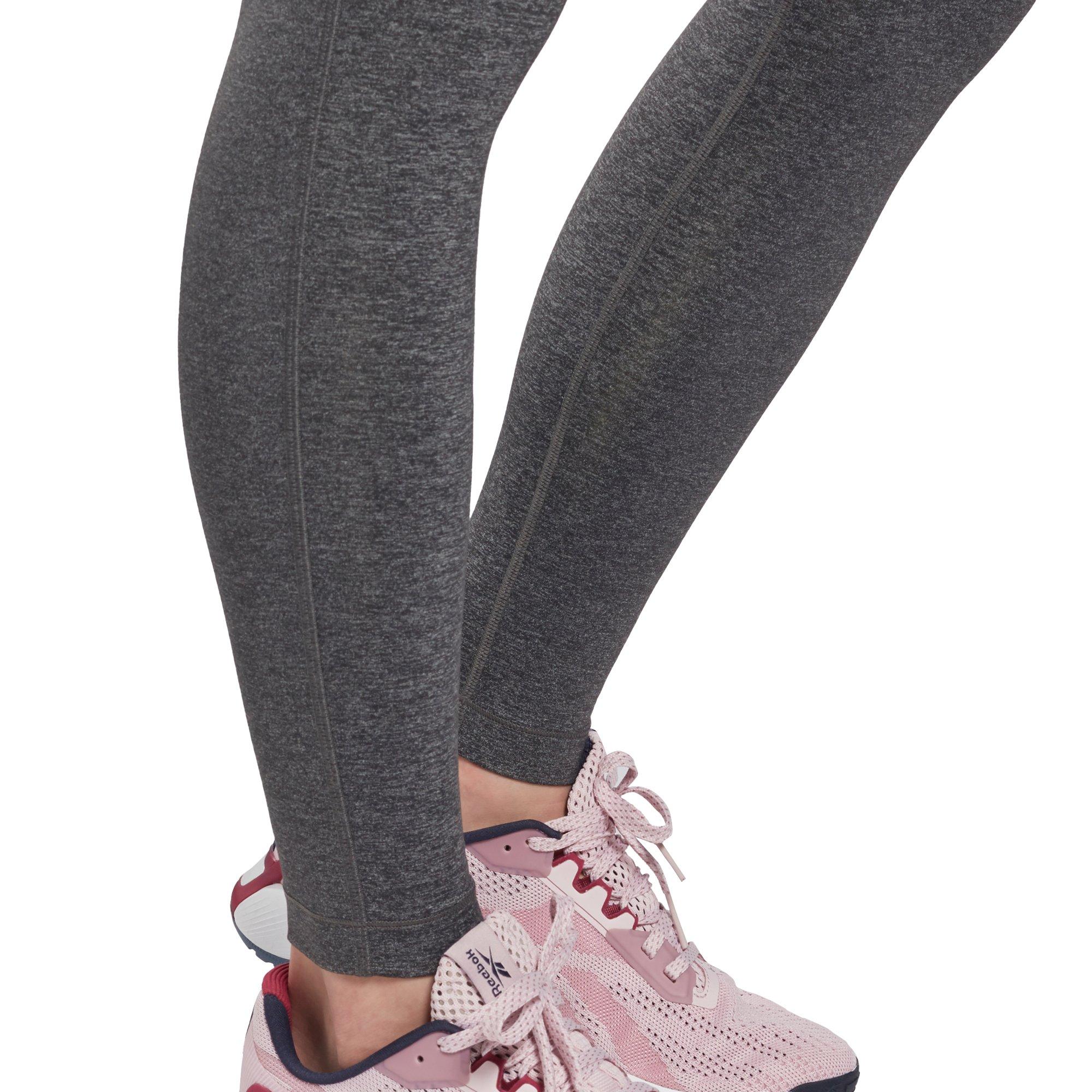 Reebok Women's Lux High-Rise Grey Leggings - GREY Thumbnail View 5