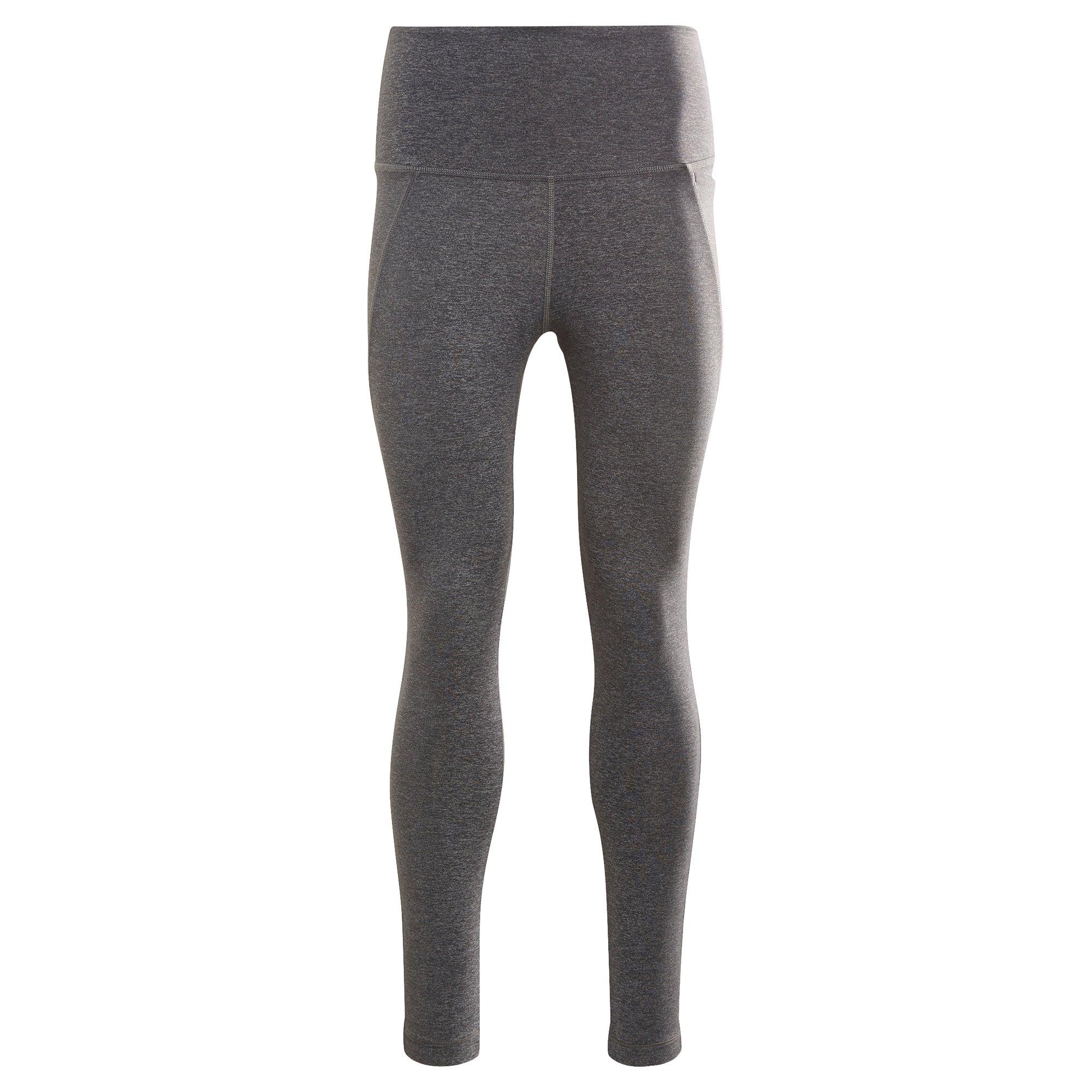 Reebok Women's Lux High-Rise Grey Leggings - GREY Thumbnail View 6