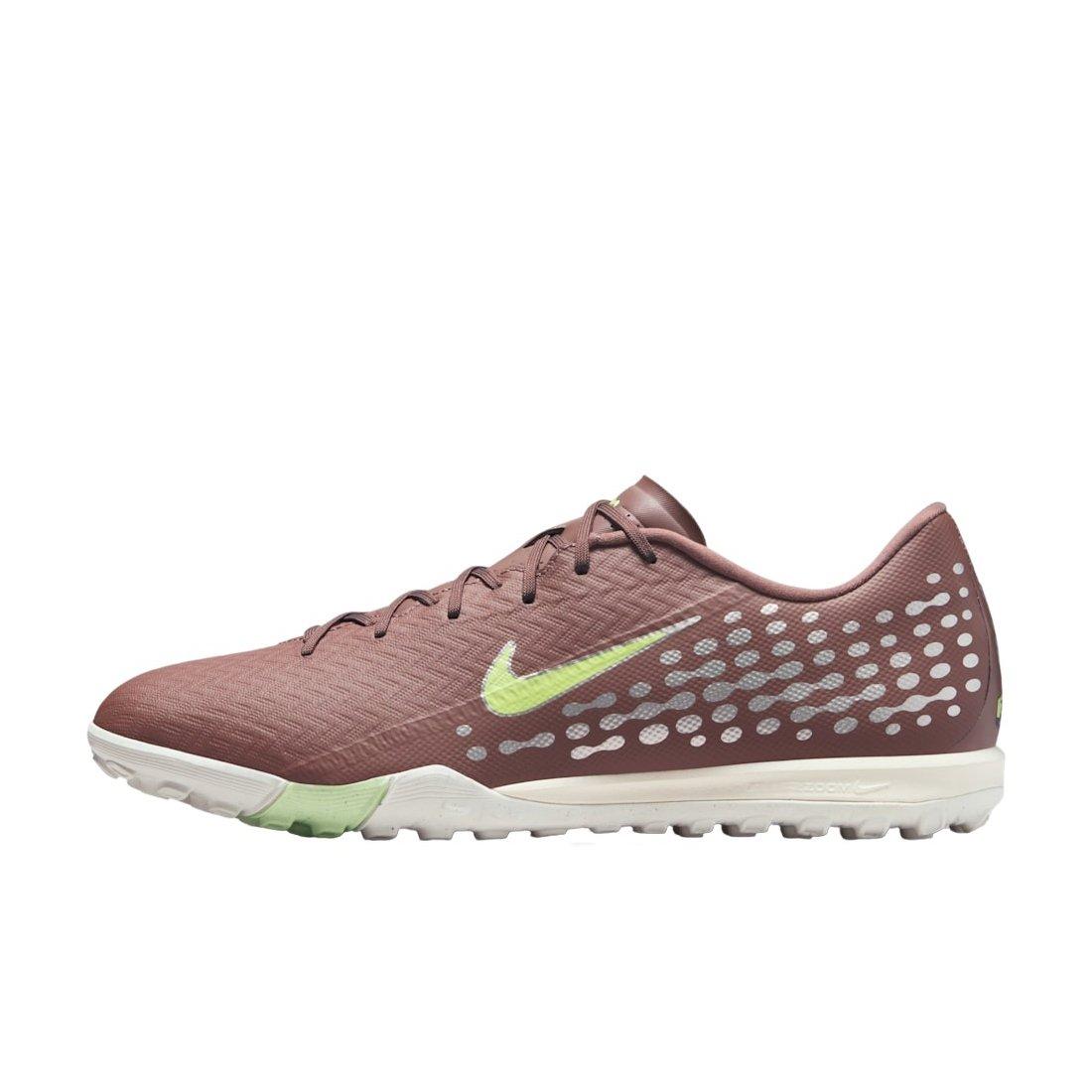 Nike Mercurial Vapor 16 Academy KM Turf "Plum Eclipse/Metallic Silver" Men's Soccer Shoe - PLUM/SILVER
