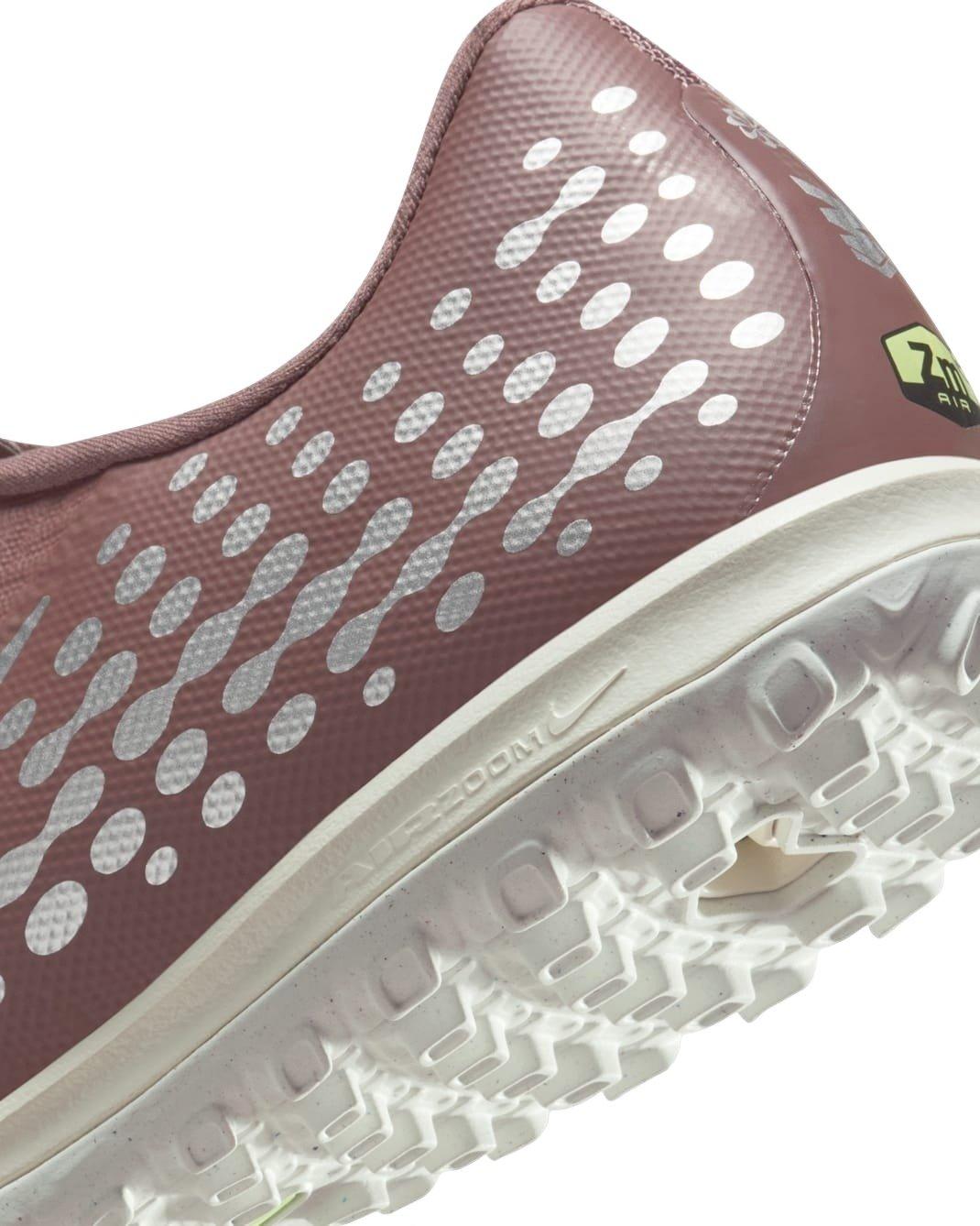 Nike Mercurial Vapor 16 Academy KM Turf "Plum Eclipse/Metallic Silver" Men's Soccer Shoe - PLUM/SILVER