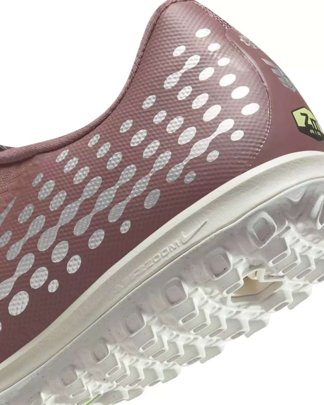 Nike Mercurial Vapor 16 Academy KM Turf "Plum Eclipse/Metallic Silver" Men's Soccer Shoe - PLUM/SILVER