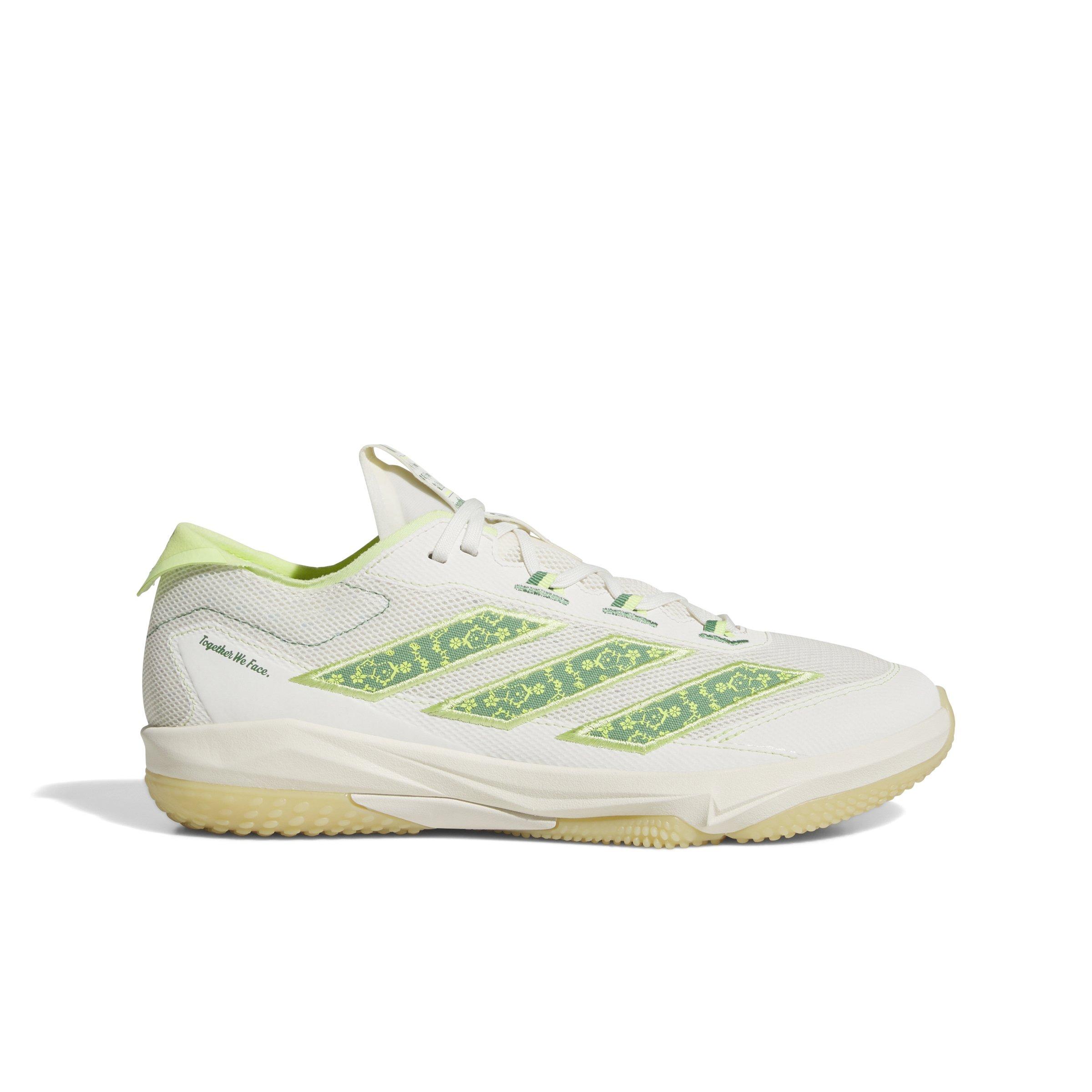 adidas Adizero Impact Turf "Off White/Preloved Green/Pulse Lime" Men's Baseball Shoe - OFF WHITE/GREEN/LIME Thumbnail View 1