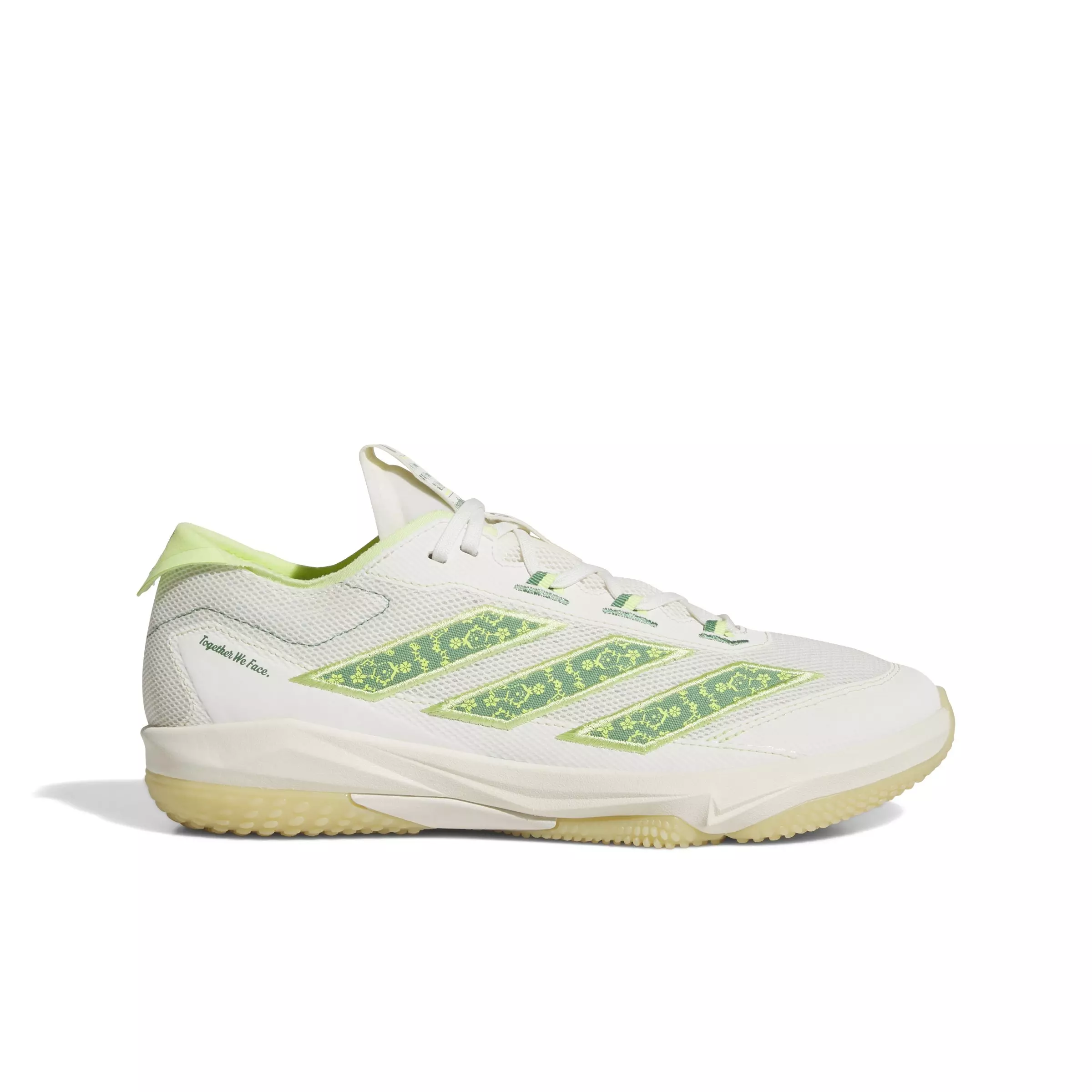 adidas Adizero Impact Turf "Off White/Preloved Green/Pulse Lime" Men's Baseball Shoe - OFF WHITE/GREEN/LIME