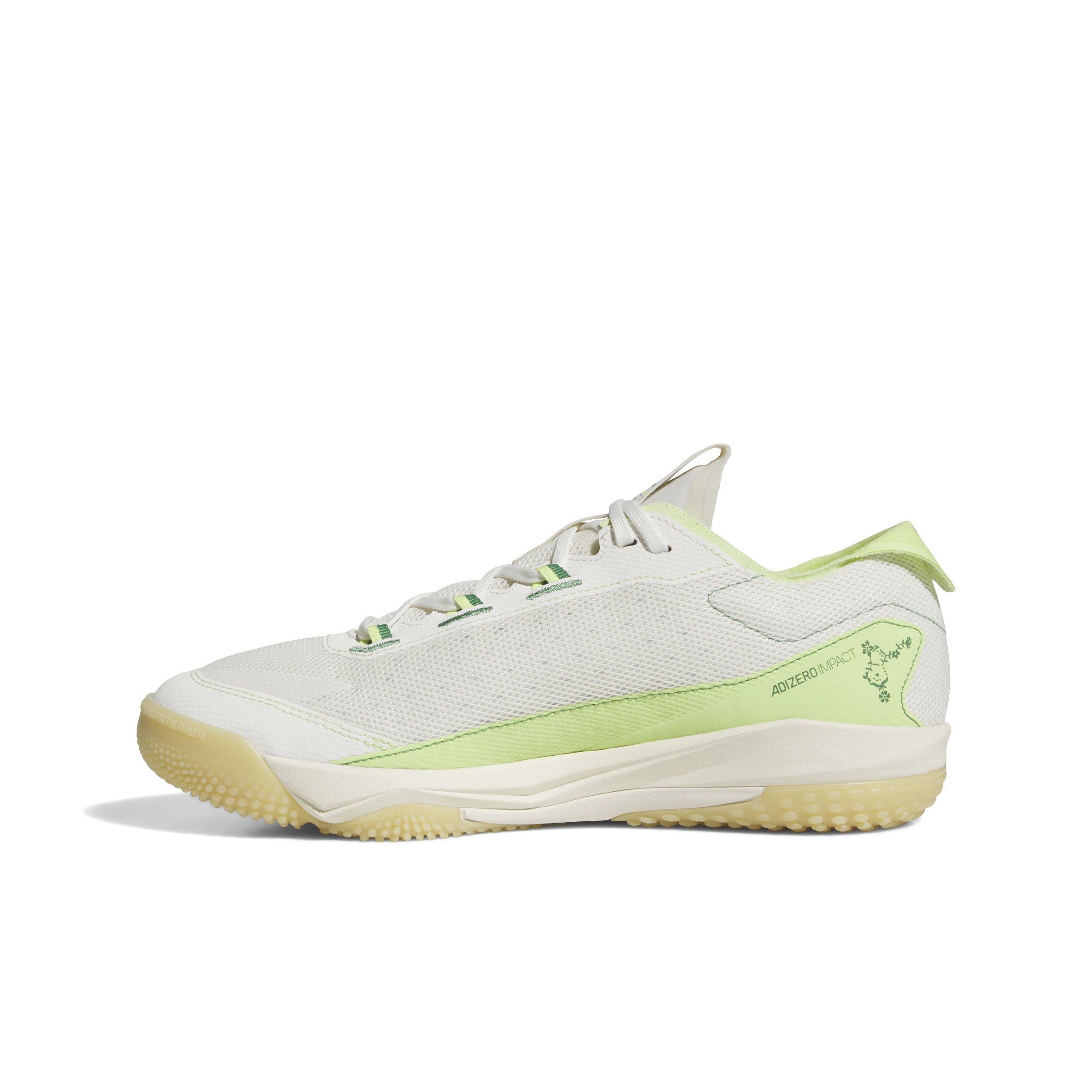 adidas Adizero Impact Turf "Off White/Preloved Green/Pulse Lime" Men's Baseball Shoe - OFF WHITE/GREEN/LIME Thumbnail View 2