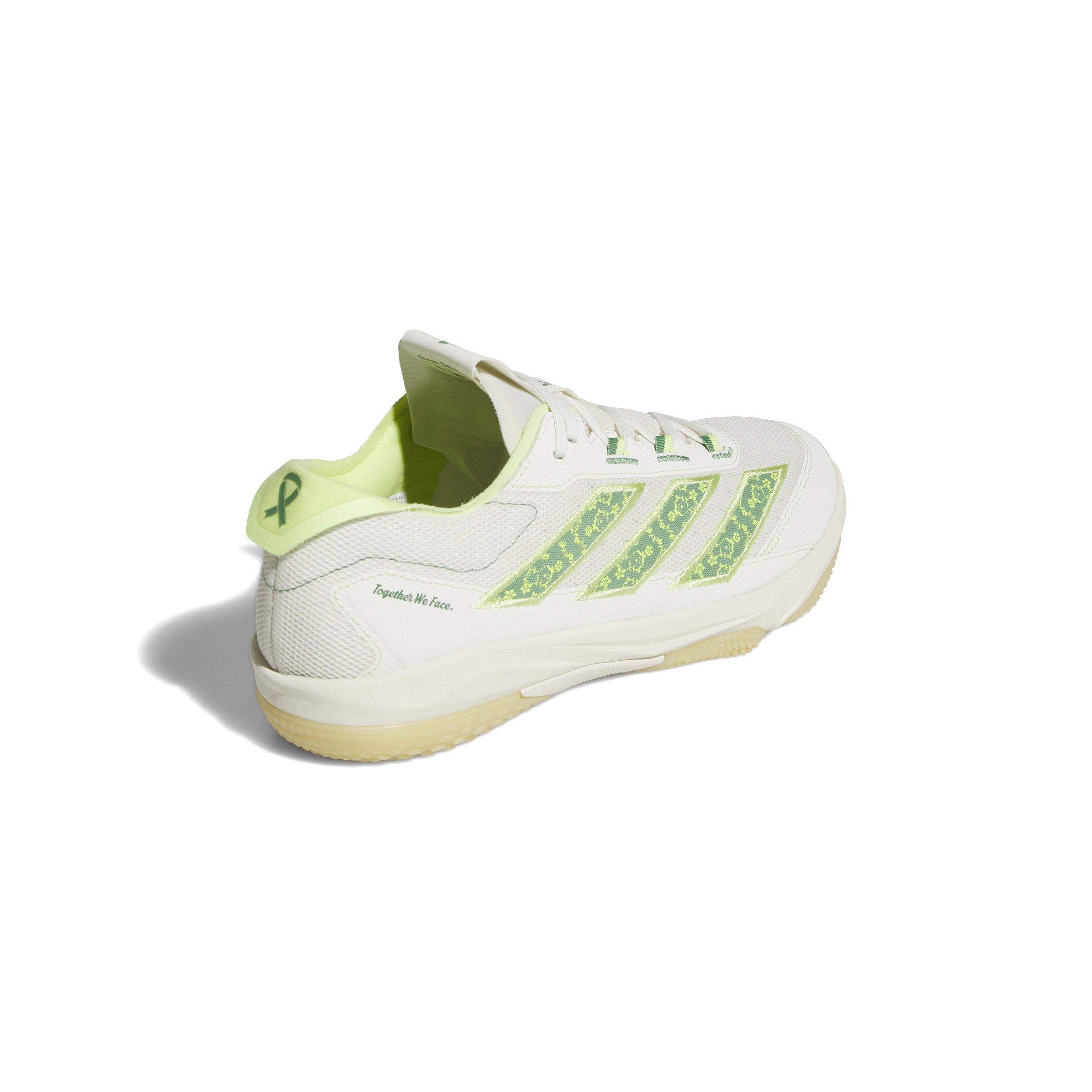 adidas Adizero Impact Turf "Off White/Preloved Green/Pulse Lime" Men's Baseball Shoe - OFF WHITE/GREEN/LIME Thumbnail View 4
