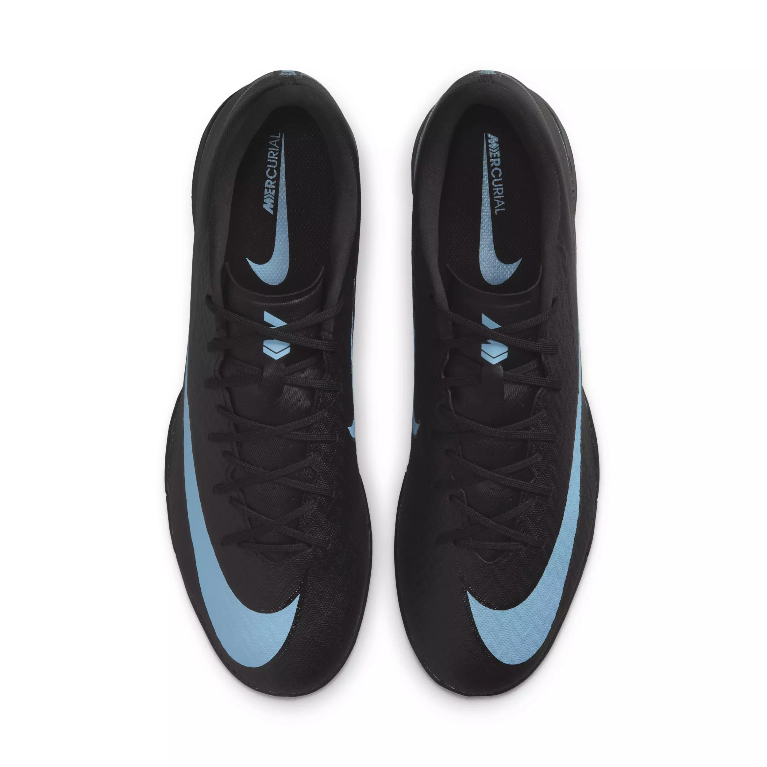 Nike Mercurial Vapor 16 Academy IC "Black/Ice Blue" Men's Soccer Shoe - BLACK/BLUE
