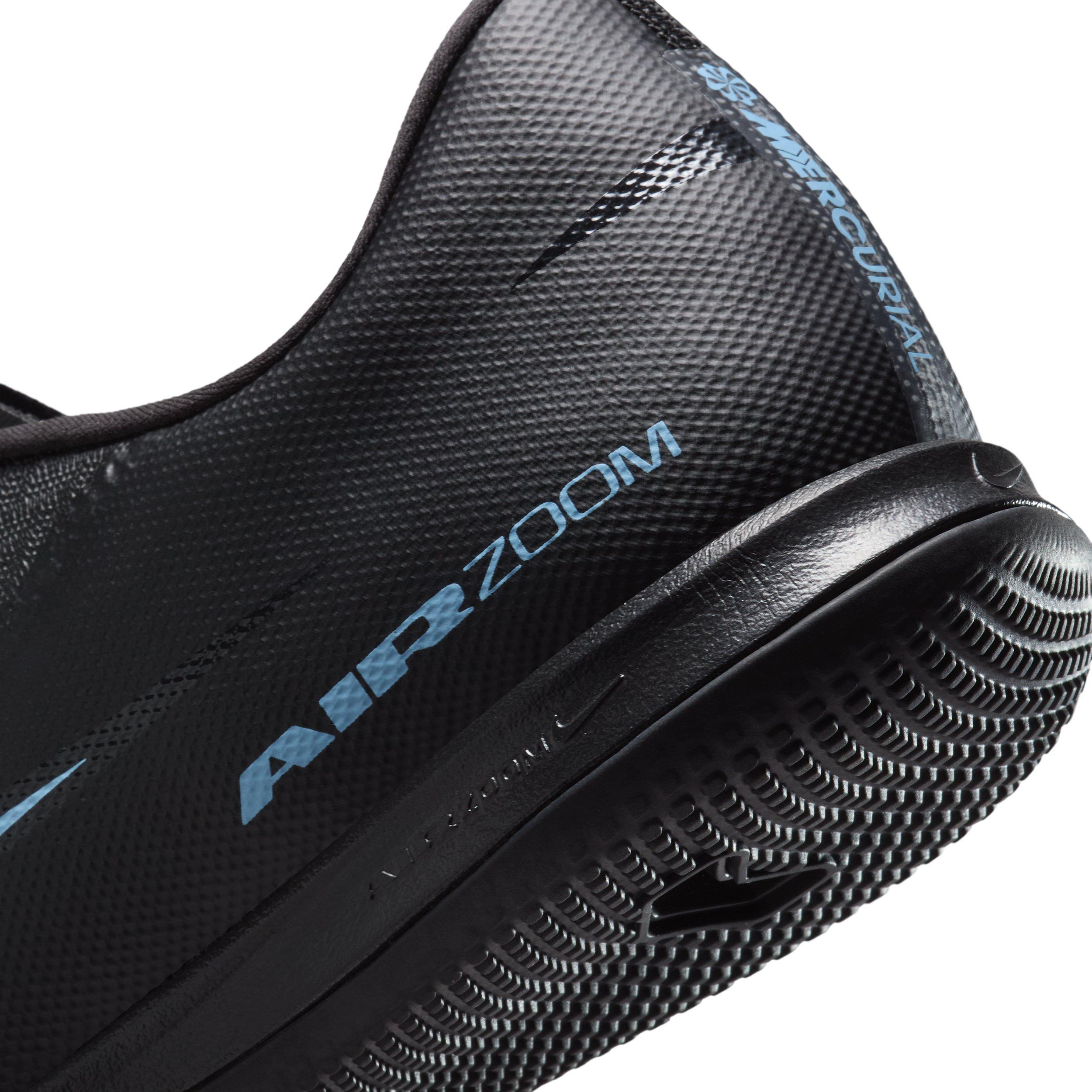 Nike Mercurial Vapor 16 Academy IC "Black/Ice Blue" Men's Soccer Shoe - BLACK/BLUE Thumbnail View 8