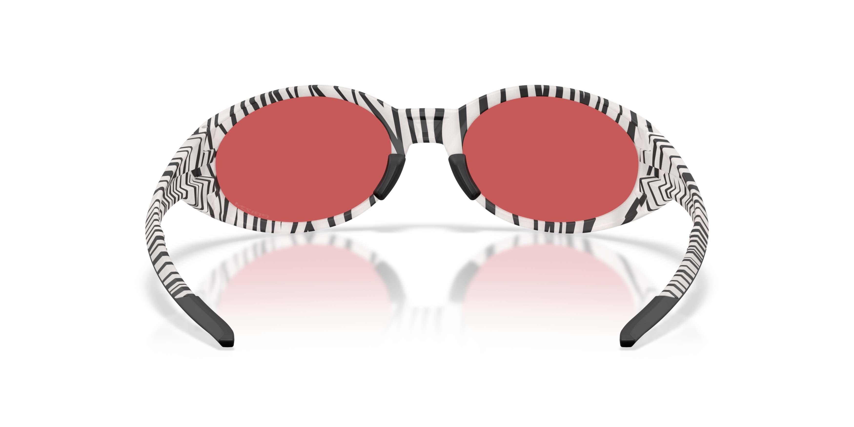 Oakley Eye Jacket Redux Prizm Snow Sapphire Sunglasses - Transparent Vapor Bengal - WHITE/BLACK