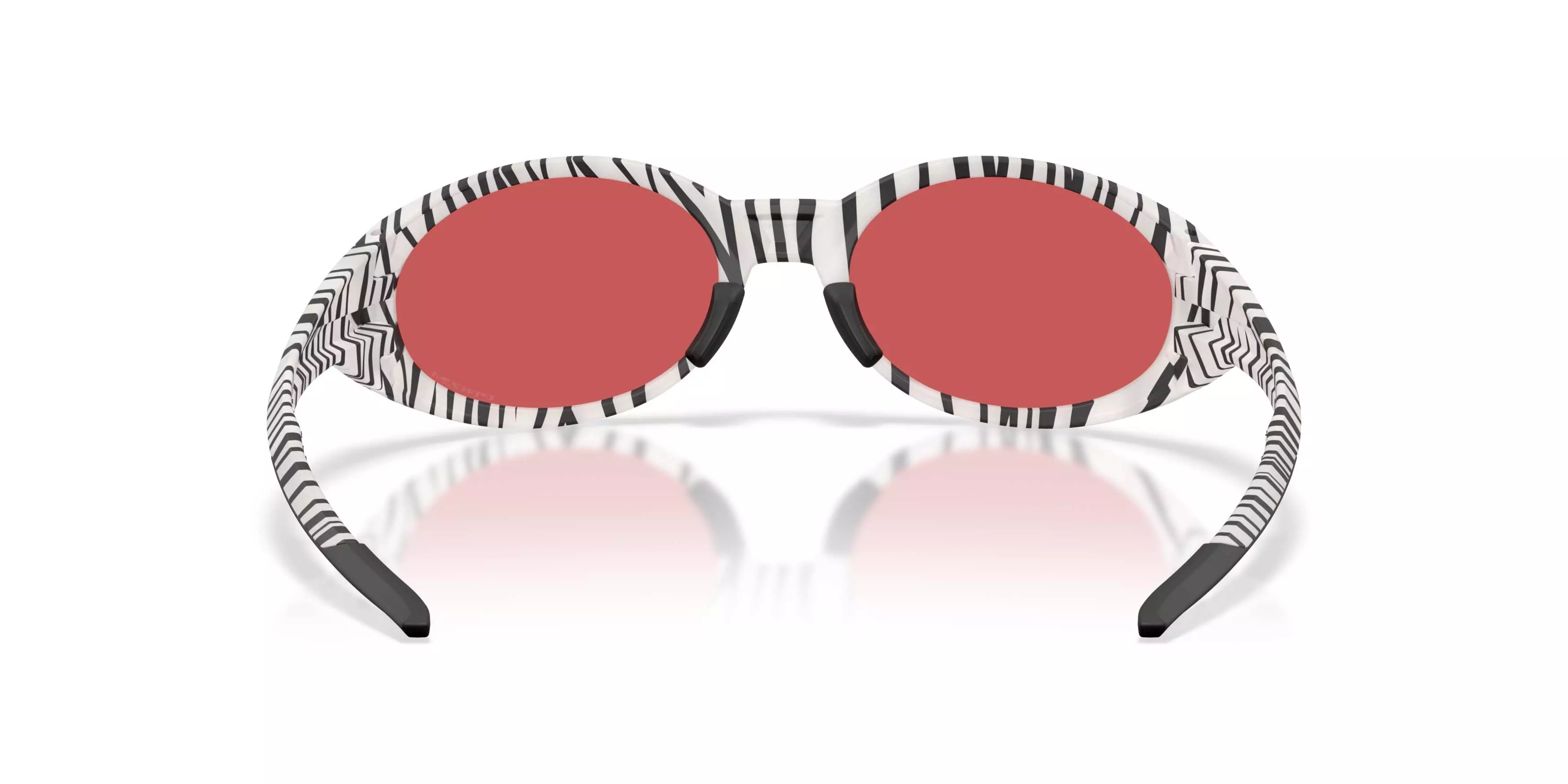 Oakley Eye Jacket Redux Prizm Snow Sapphire Sunglasses - Transparent Vapor Bengal - WHITE/BLACK